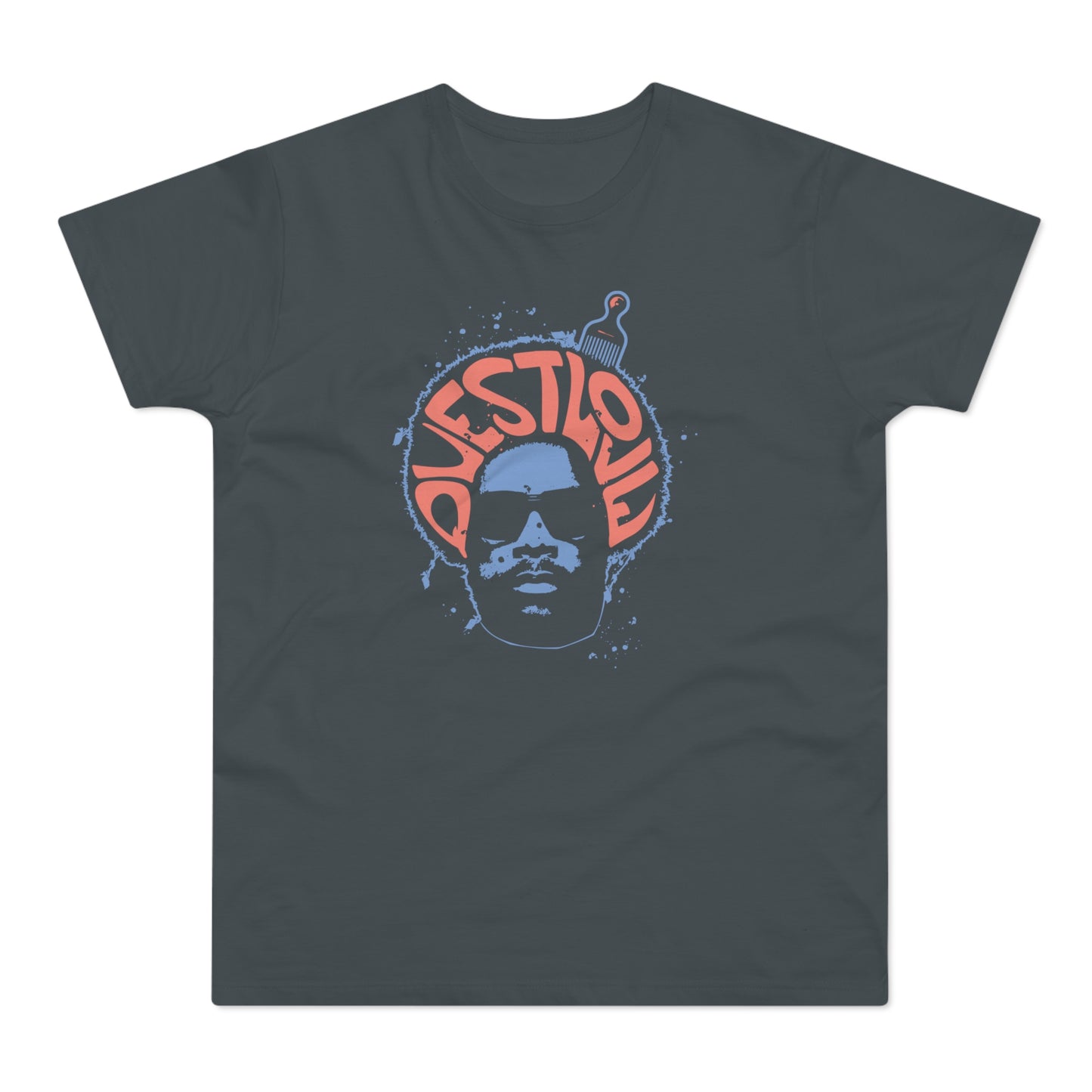 Questlove Afro T Shirt (Standaard Gewicht)