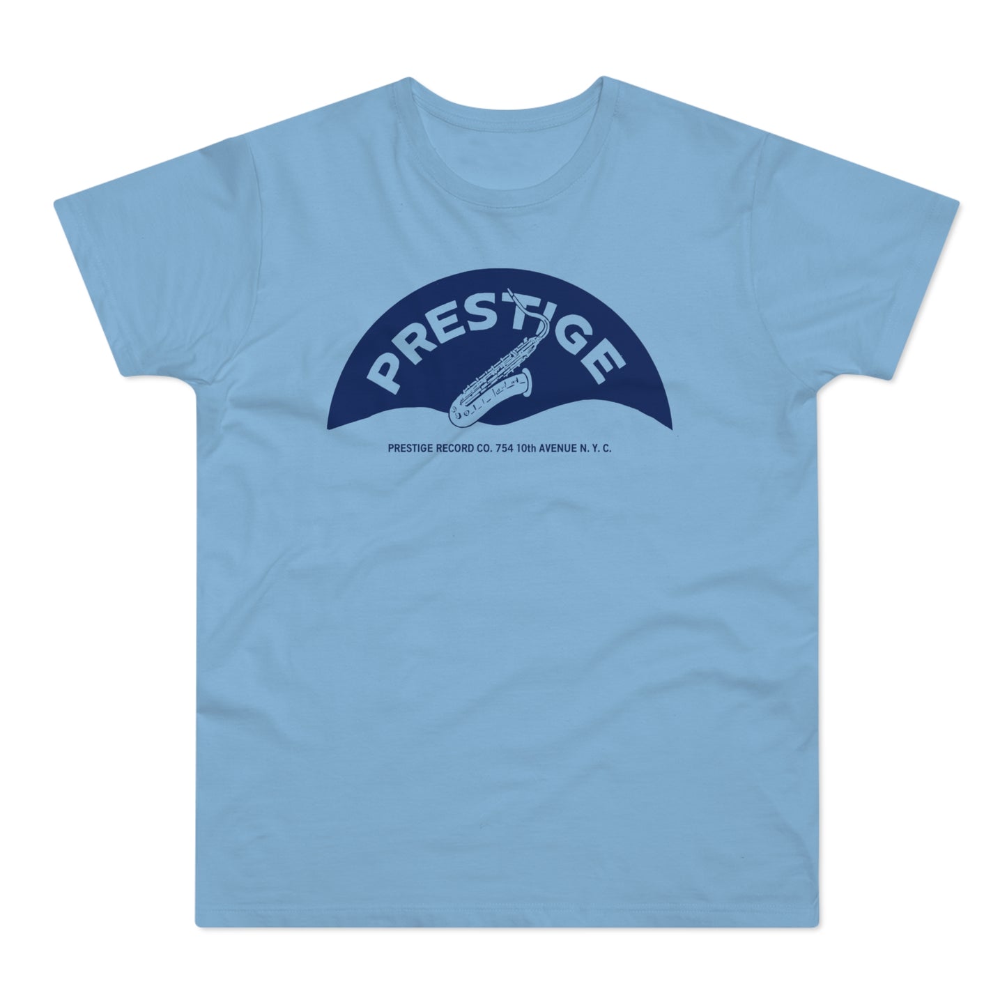 Prestige Records T Shirt (Standaard Gewicht) Saxophone Design