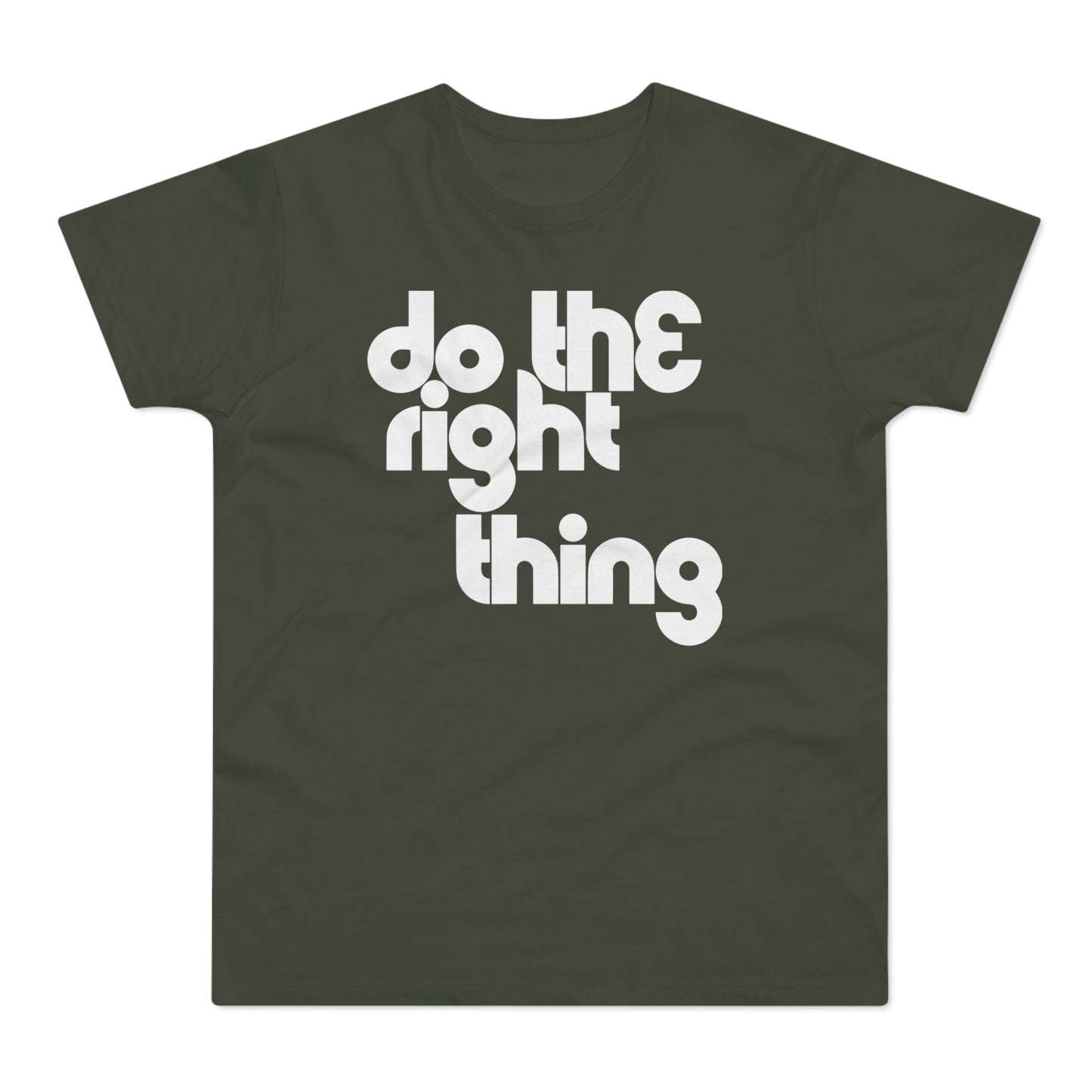 Do The Right Thing T Shirt (Standaard Gewicht)