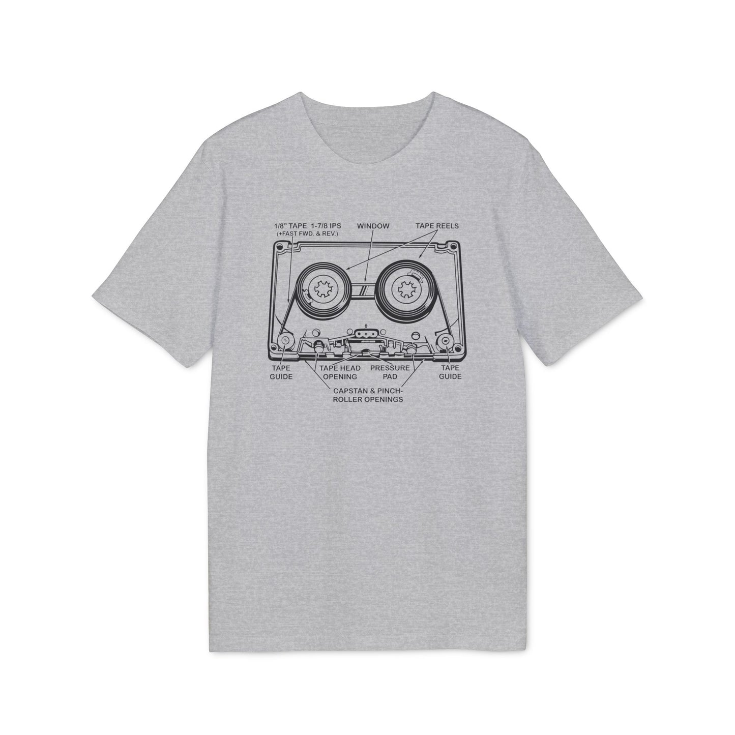 How It Works: Cassette Tape T Shirt (Premium Biologisch)