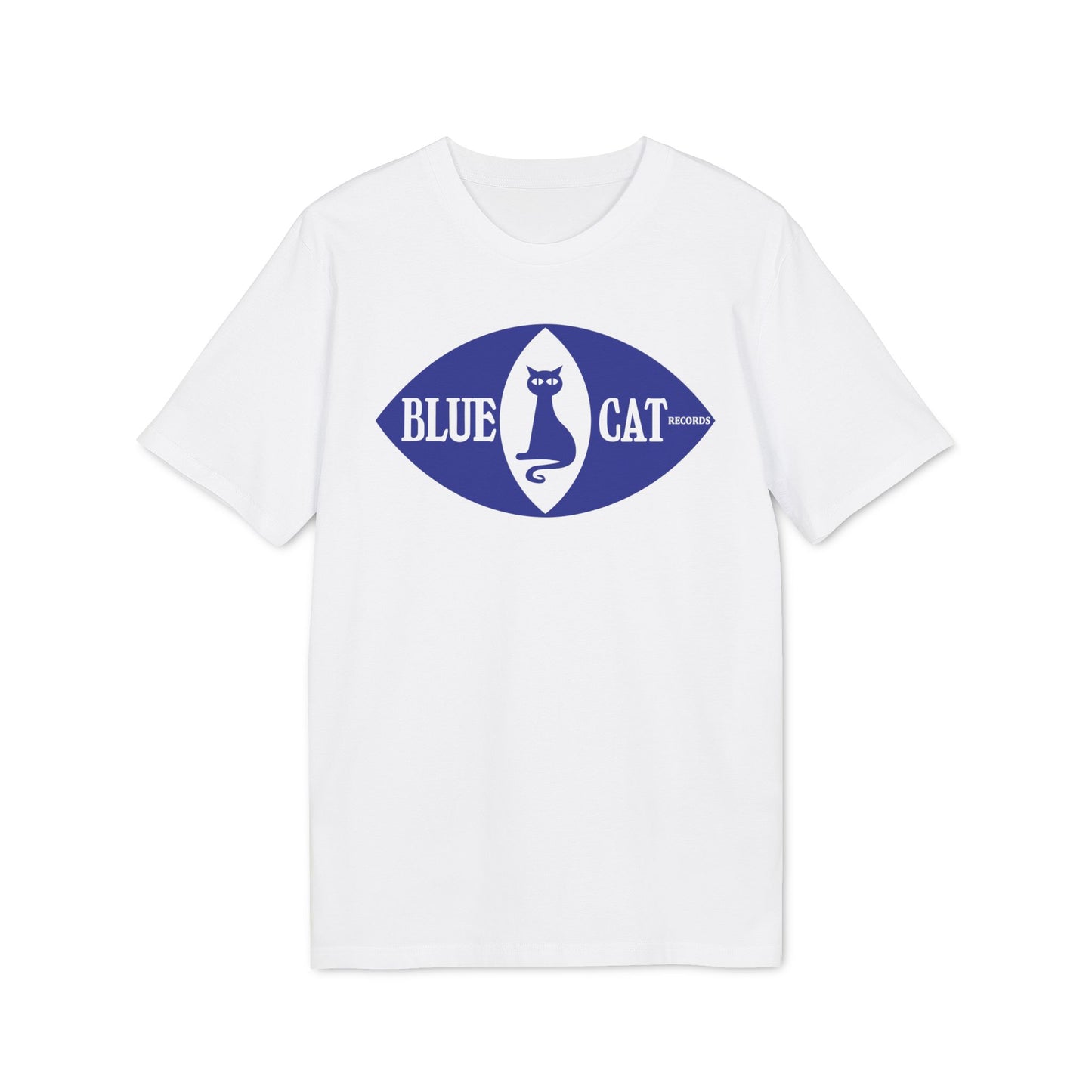 Blue Cat Records Eye T Shirt (Premium Biologisch)