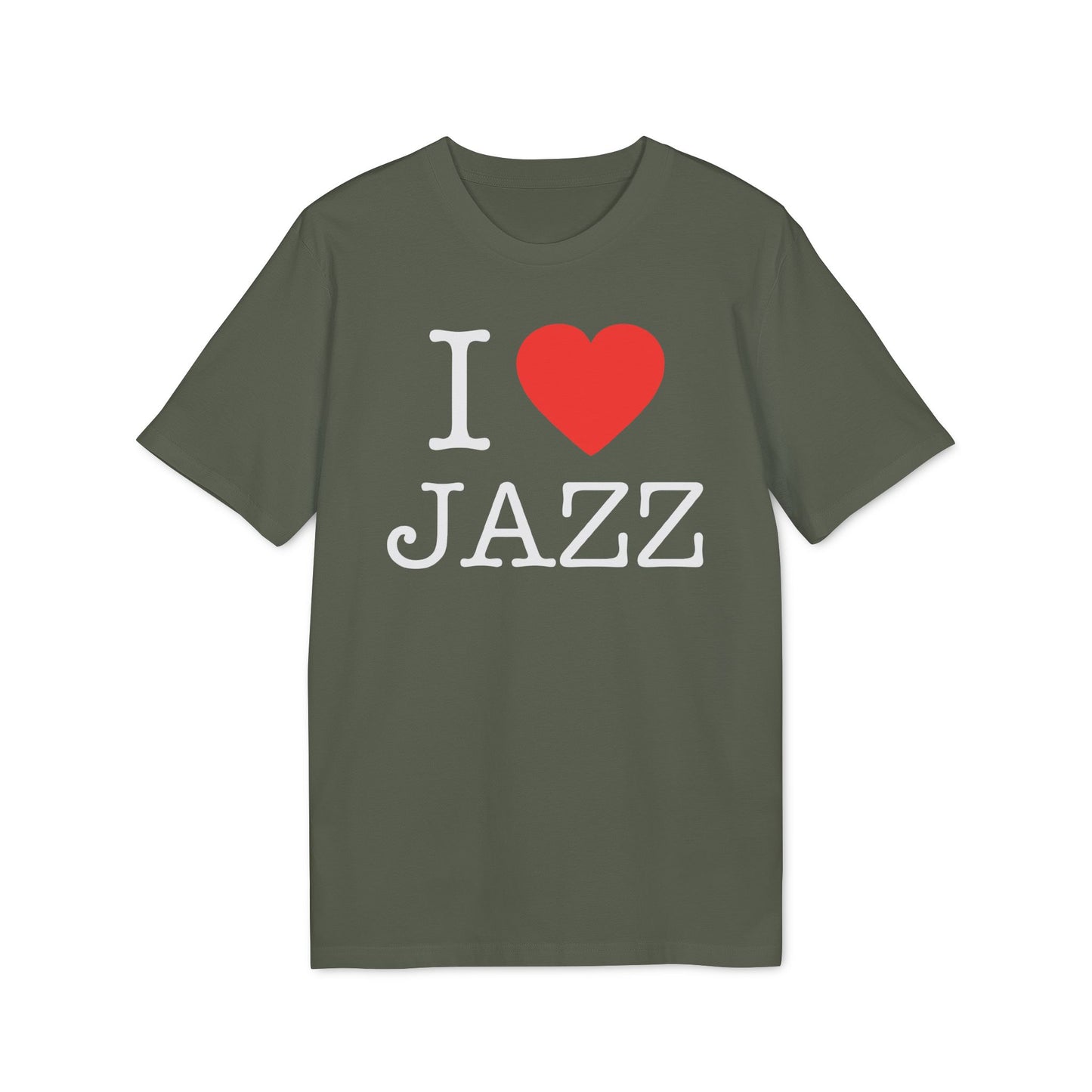I Love Jazz T Shirt (Premium Biologisch)