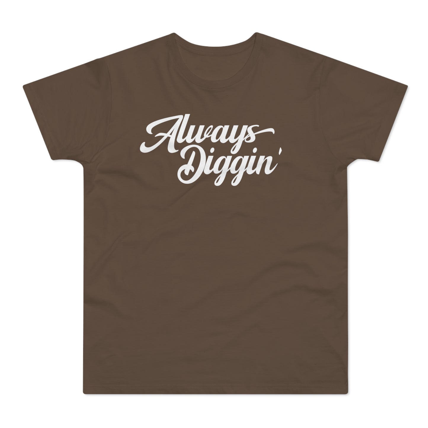 Always Digging The Crates T Shirt (Standaard Gewicht)