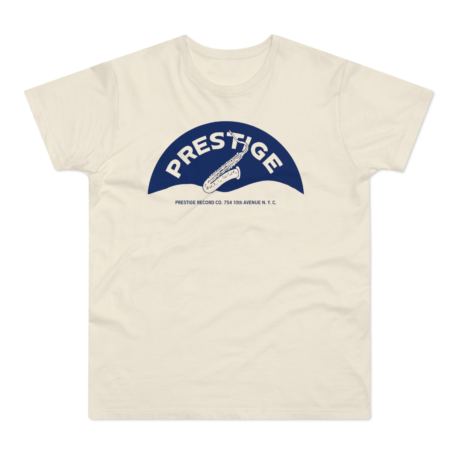 Prestige Records T Shirt (Standaard Gewicht) Saxophone Design