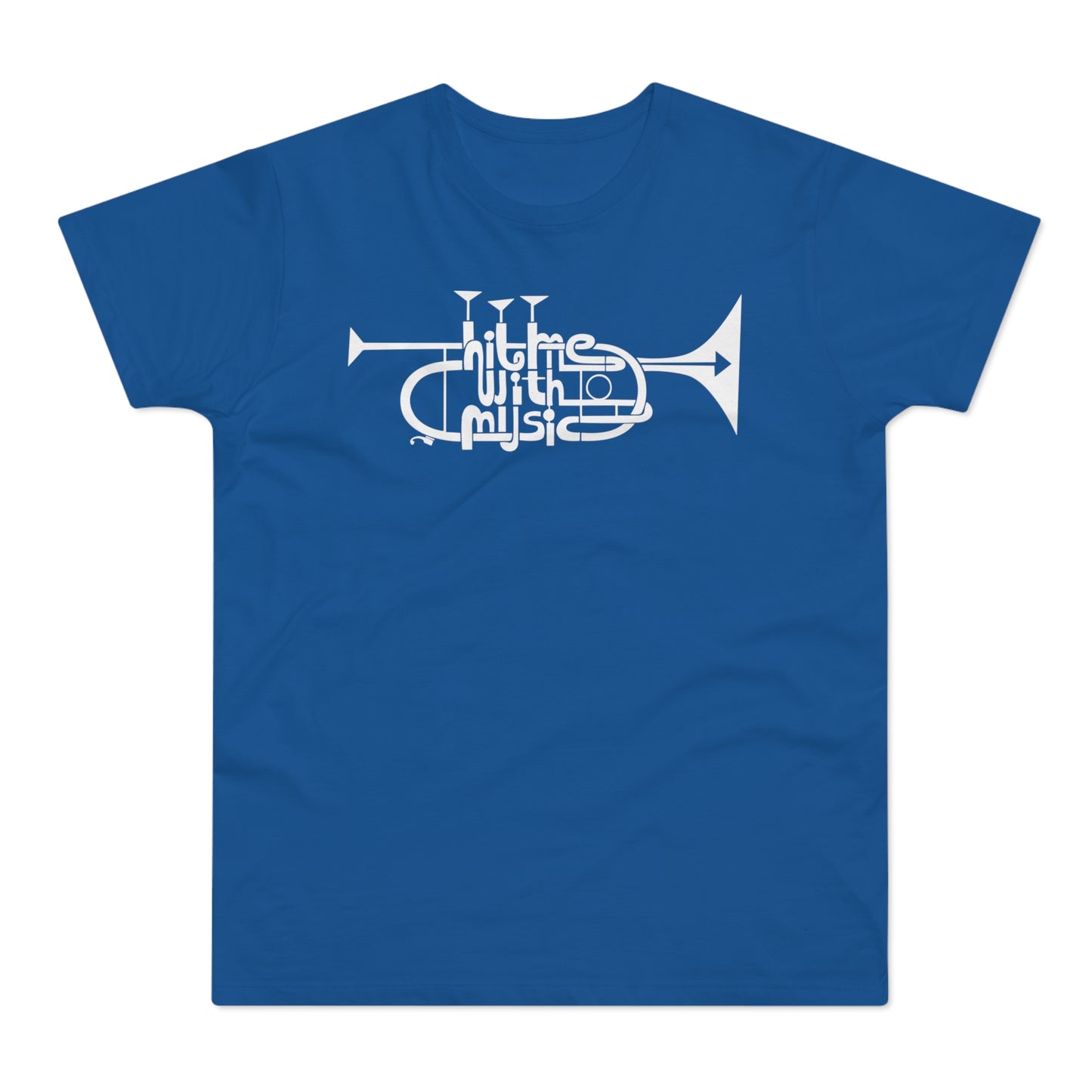 Hit Me With Music T Shirt (Standaard Gewicht)
