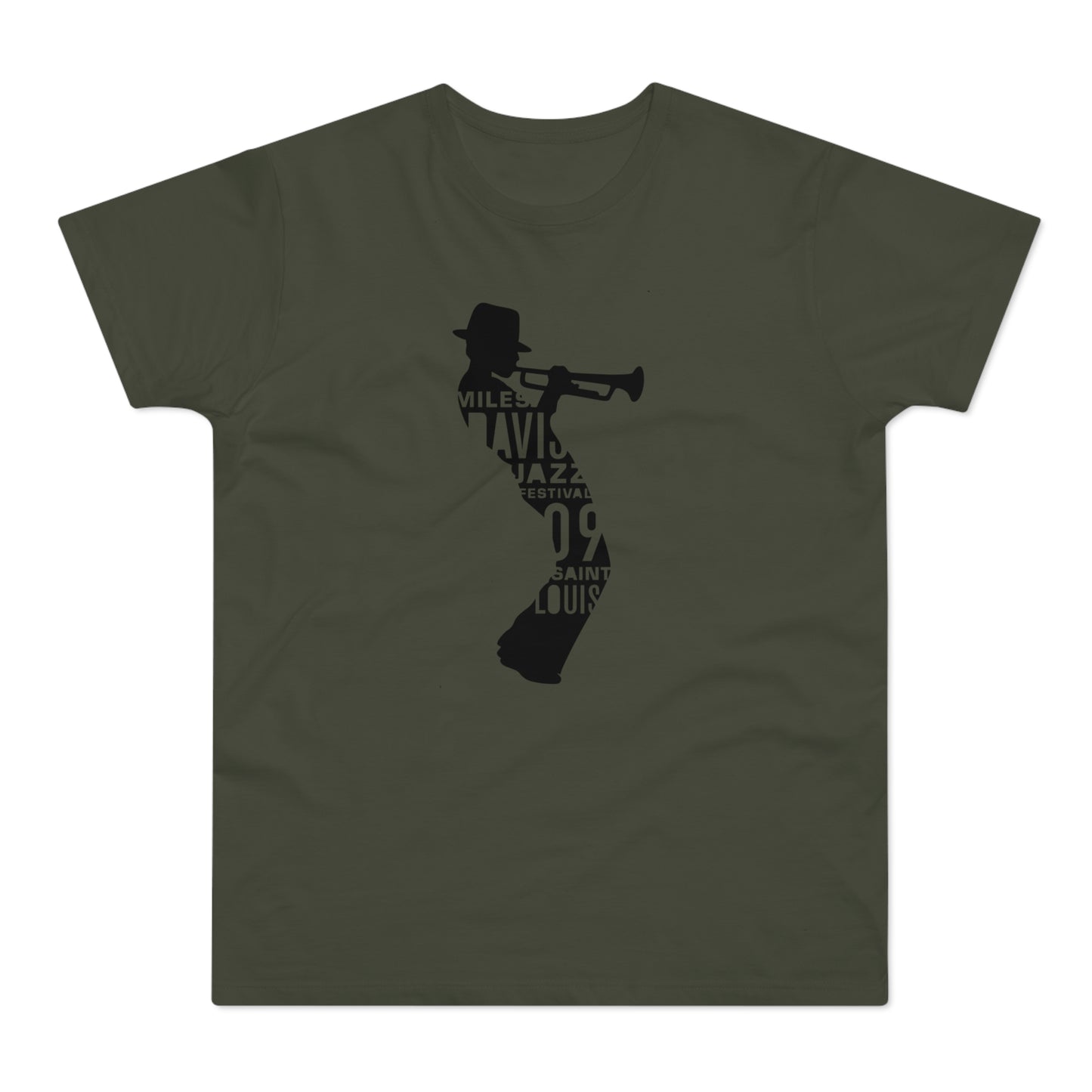 Miles Davis T Shirt (Standaard Gewicht) Design 2