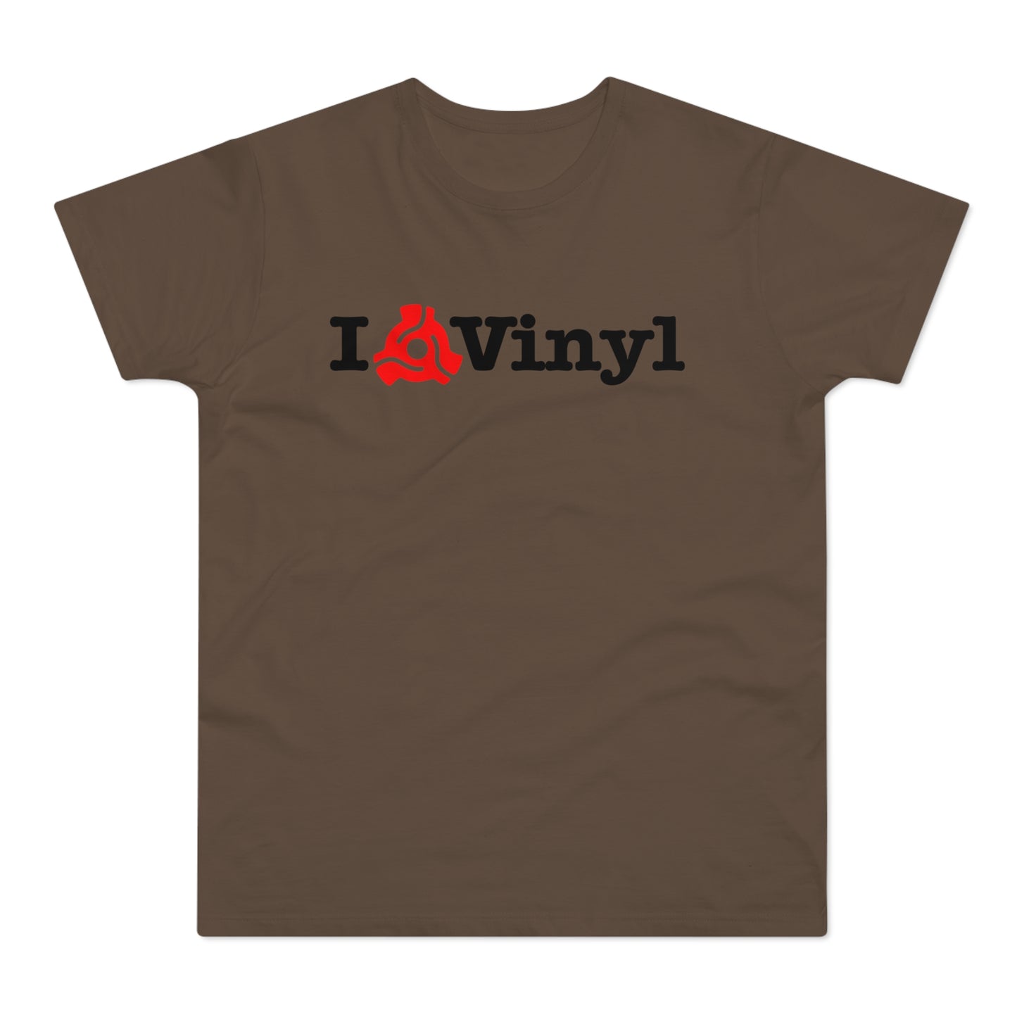 I Love Vinyl T Shirt (Standaard Gewicht)