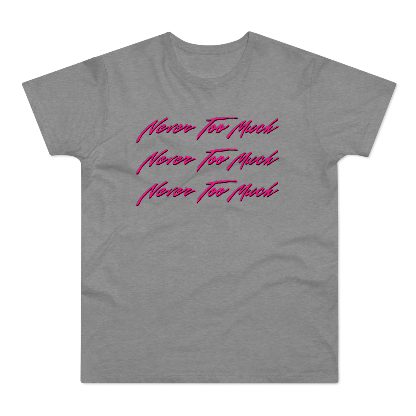 Never Too Much Luther Vandross T Shirt (Standaard Gewicht)