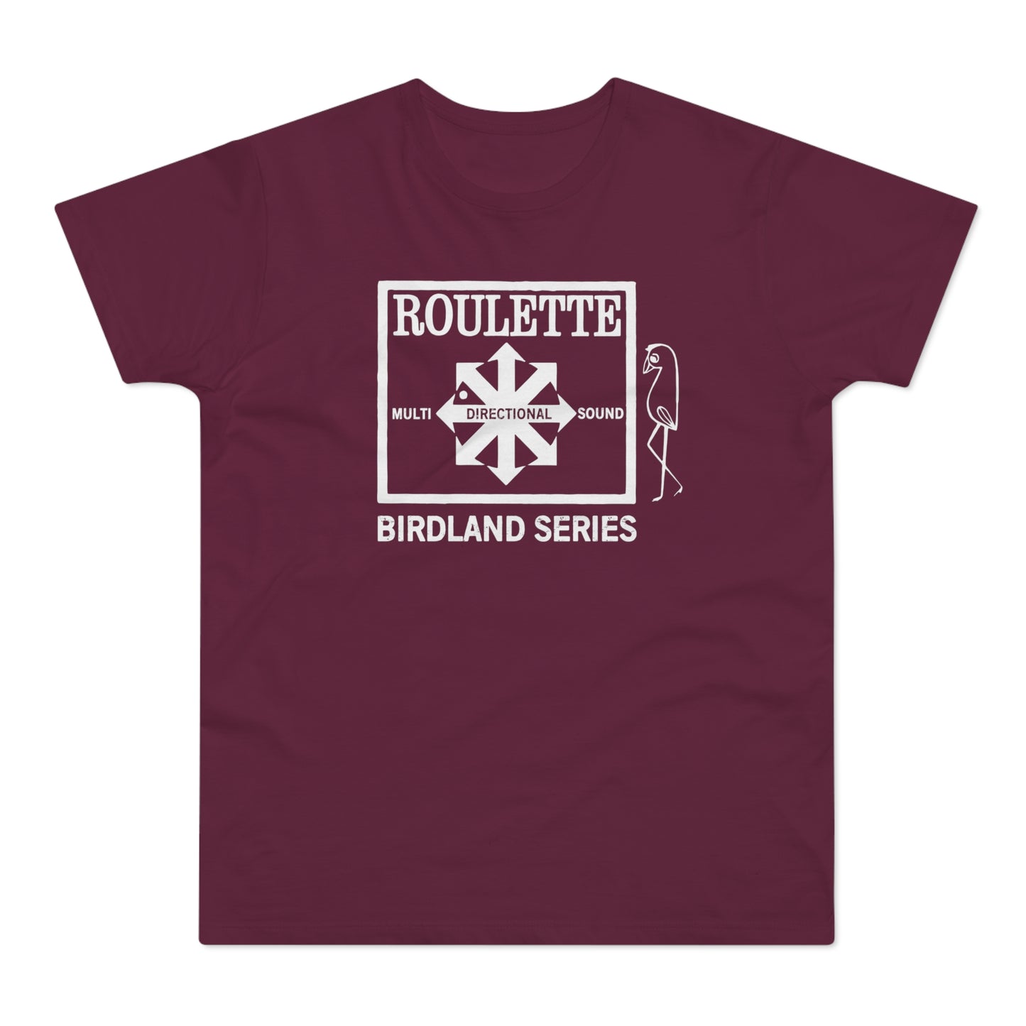 Roulette Records Birdland Series T Shirt (Standaard Gewicht)