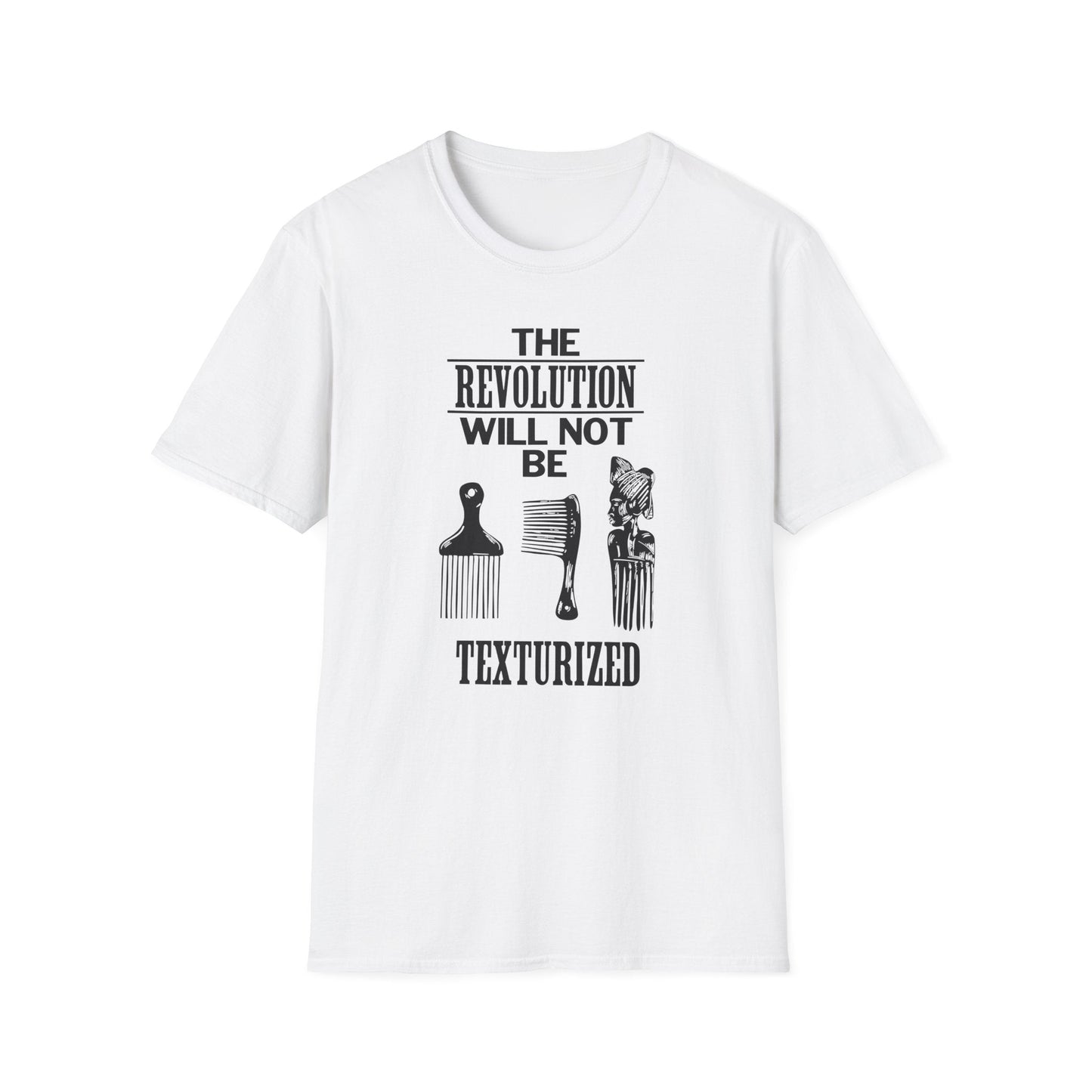 The Revolution Will Not Be Texturised T Shirt (S) - BLACK FRIDAY - NOG SLECHTS 1 STUK - 50 % KORTING