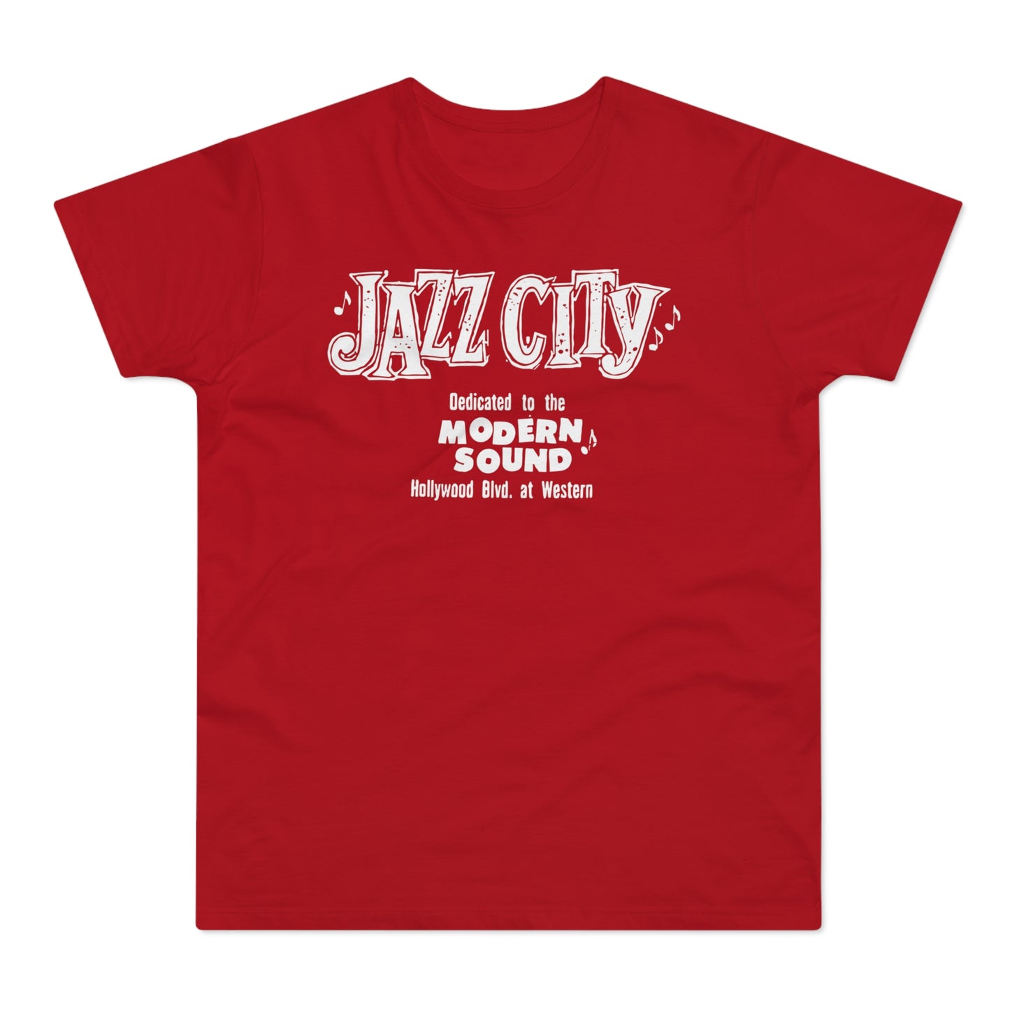 Jazz City T Shirt (Standaard Gewicht) LA Jazz Club