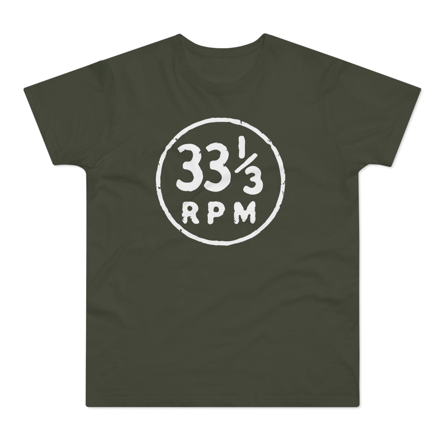 33 1/3 RPM T Shirt (Standaard Gewicht)