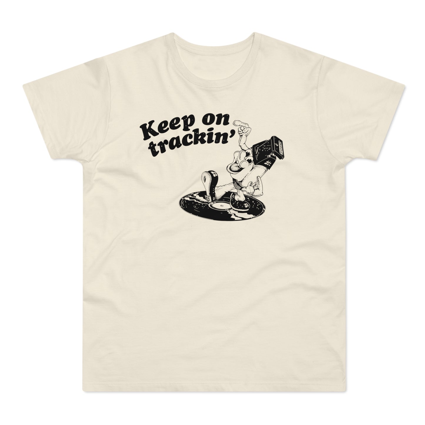Keep On Tracking T Shirt (Standaard Gewicht)
