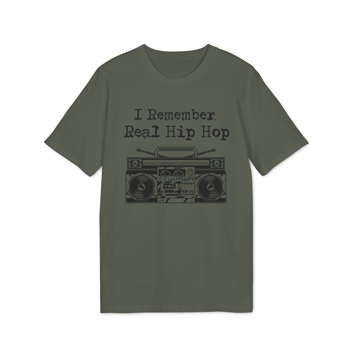 I Remember Real Hip Hop T Shirt (Premium Biologisch)