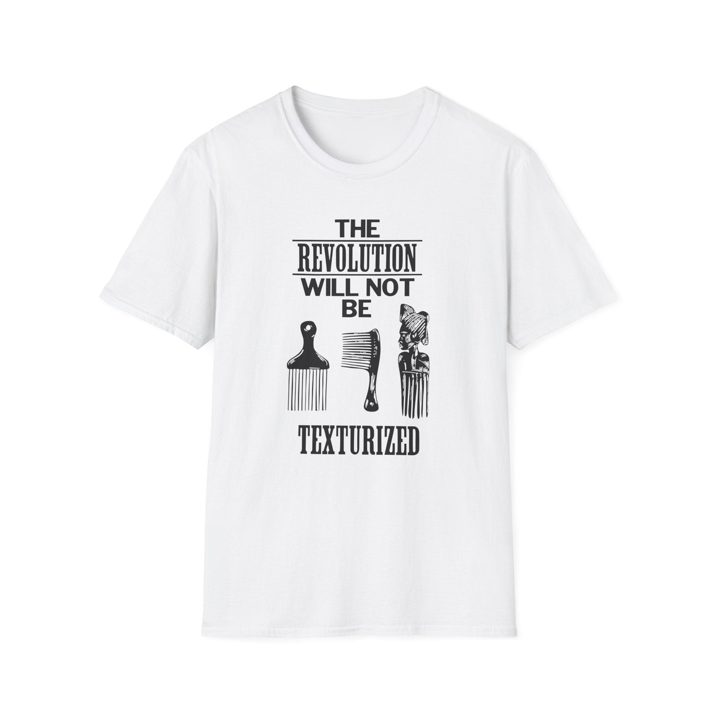 The Revolution Will Not Be Texturised T Shirt (XL) - BLACK FRIDAY - NOG SLECHTS 1 STUK - 50 % KORTING