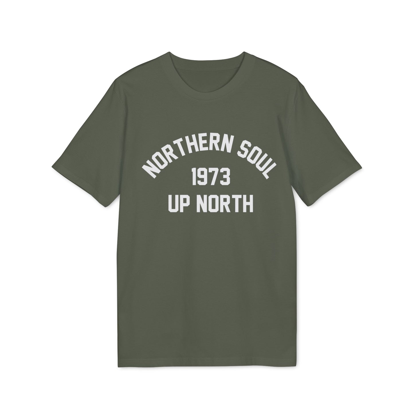 Northern Soul Up North 1973 T Shirt (Premium Biologisch)