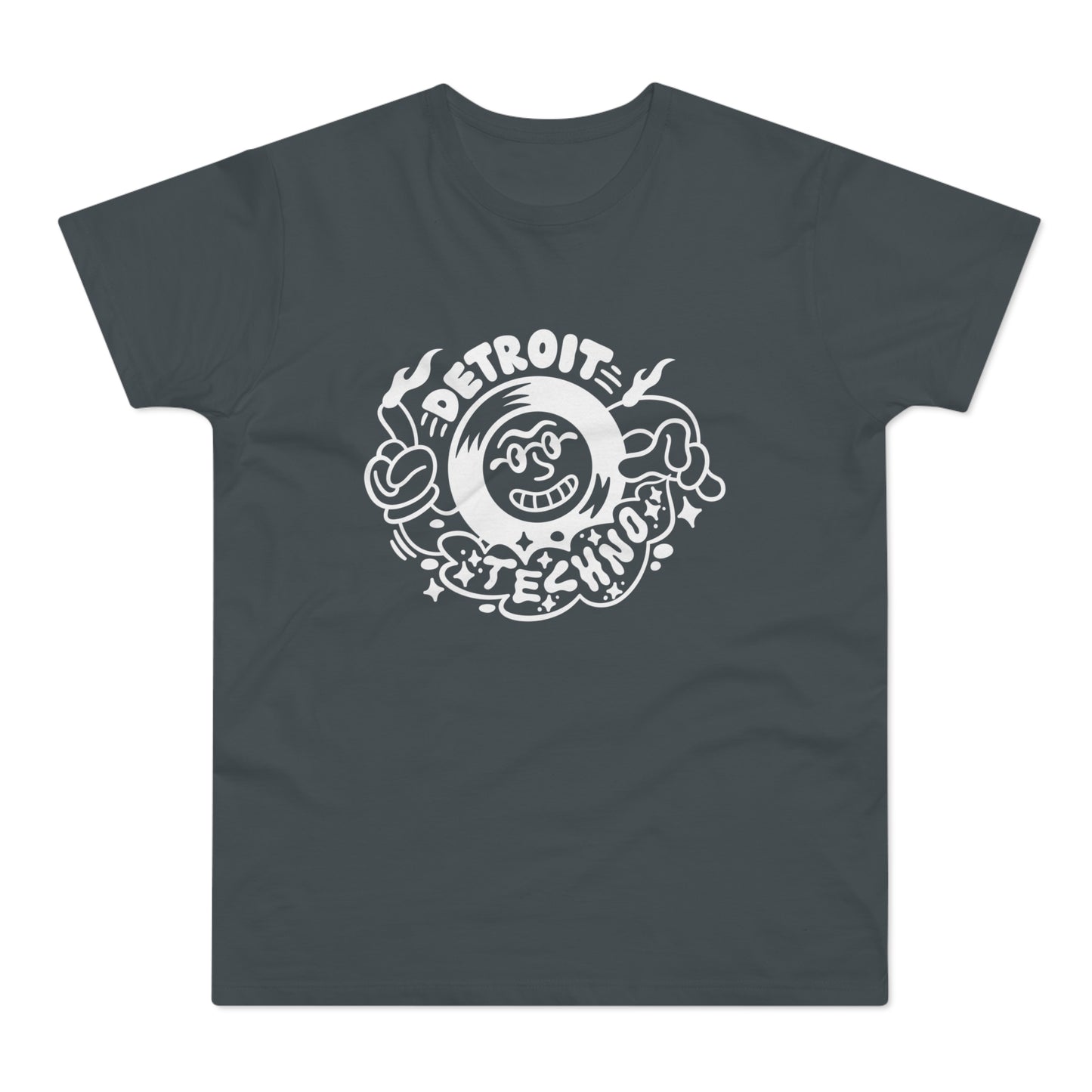 Detroit Techno 2 T Shirt (Standaard Gewicht)