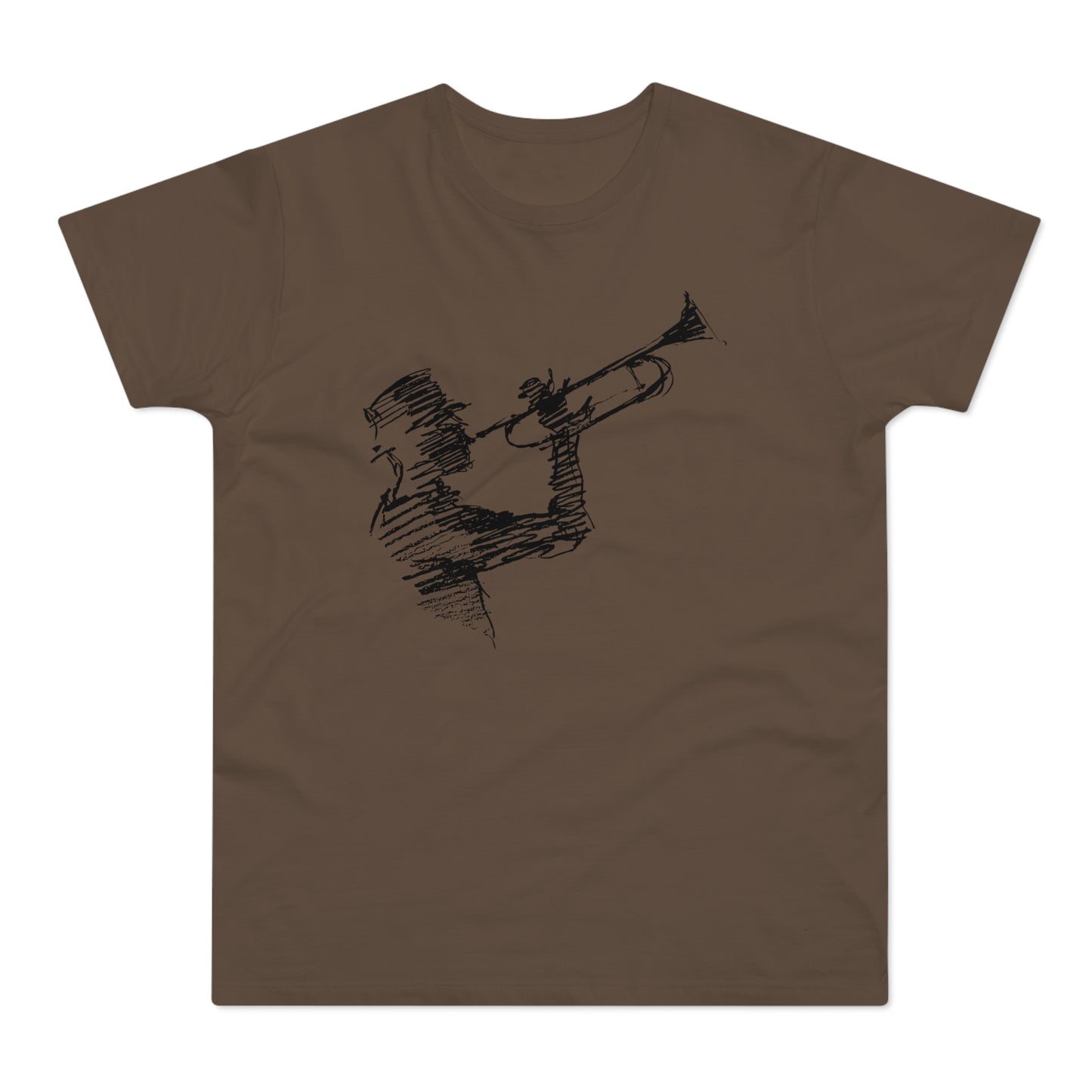 Trumpet Guy T Shirt (Standaard Gewicht)