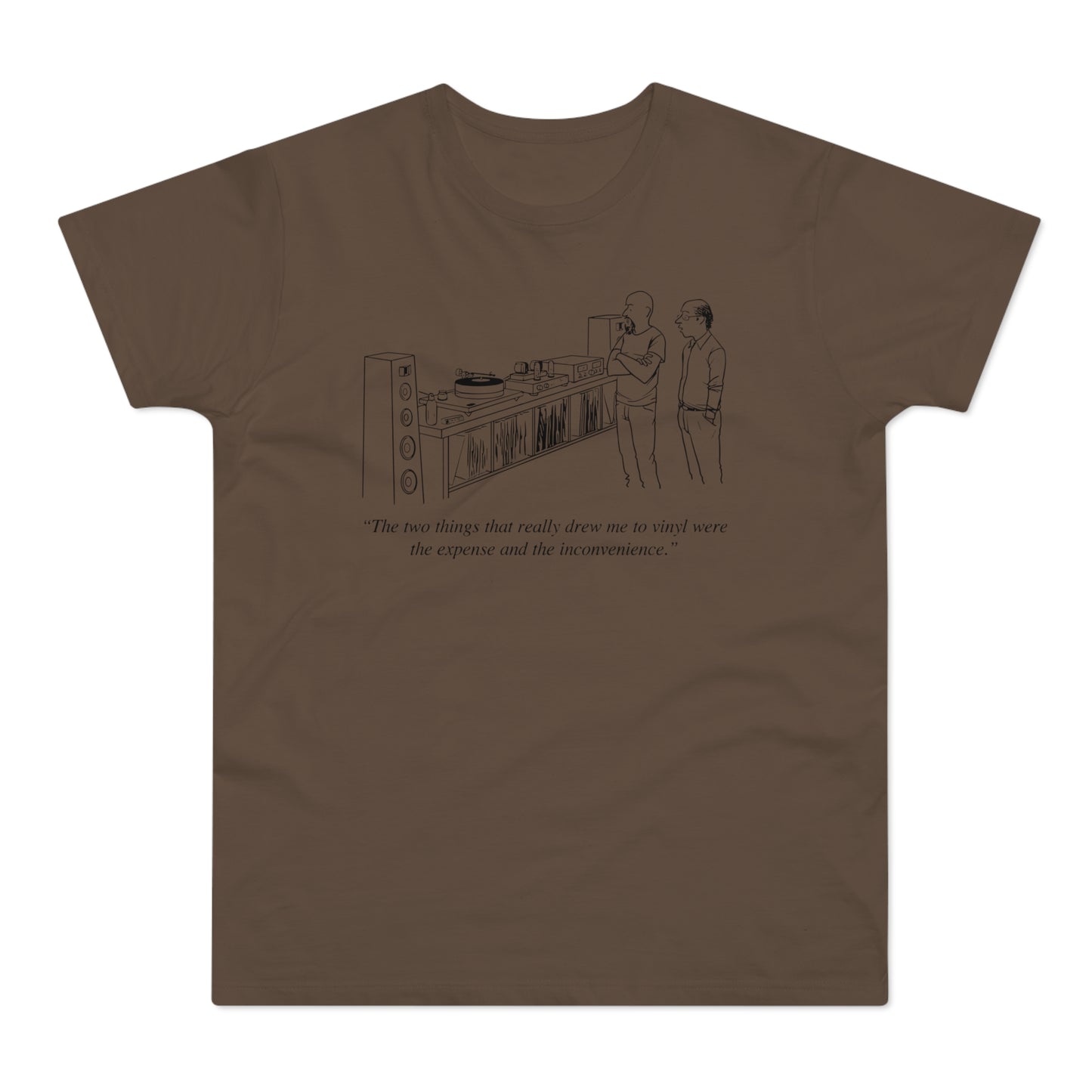 Vinyl Inconvenience T Shirt (Standaard Gewicht)