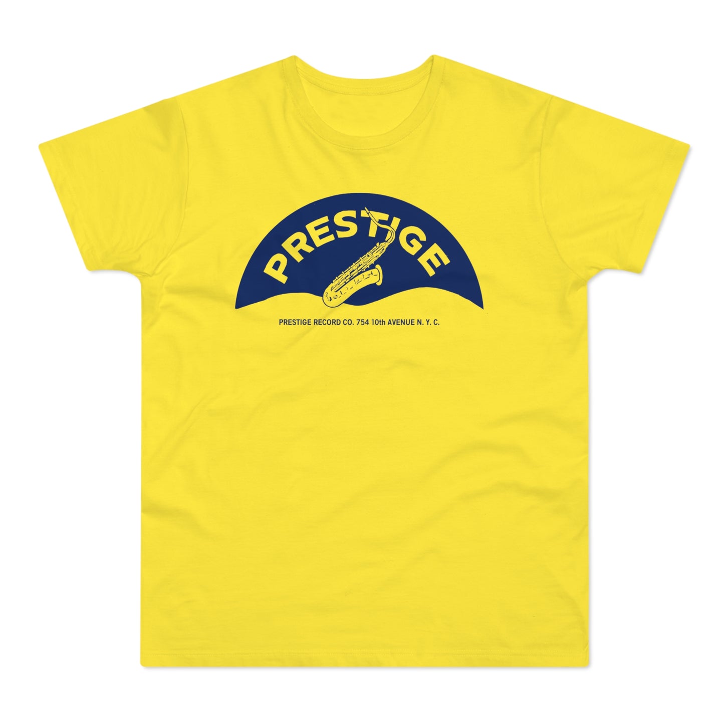 Prestige Records T Shirt (Standaard Gewicht) Saxophone Design