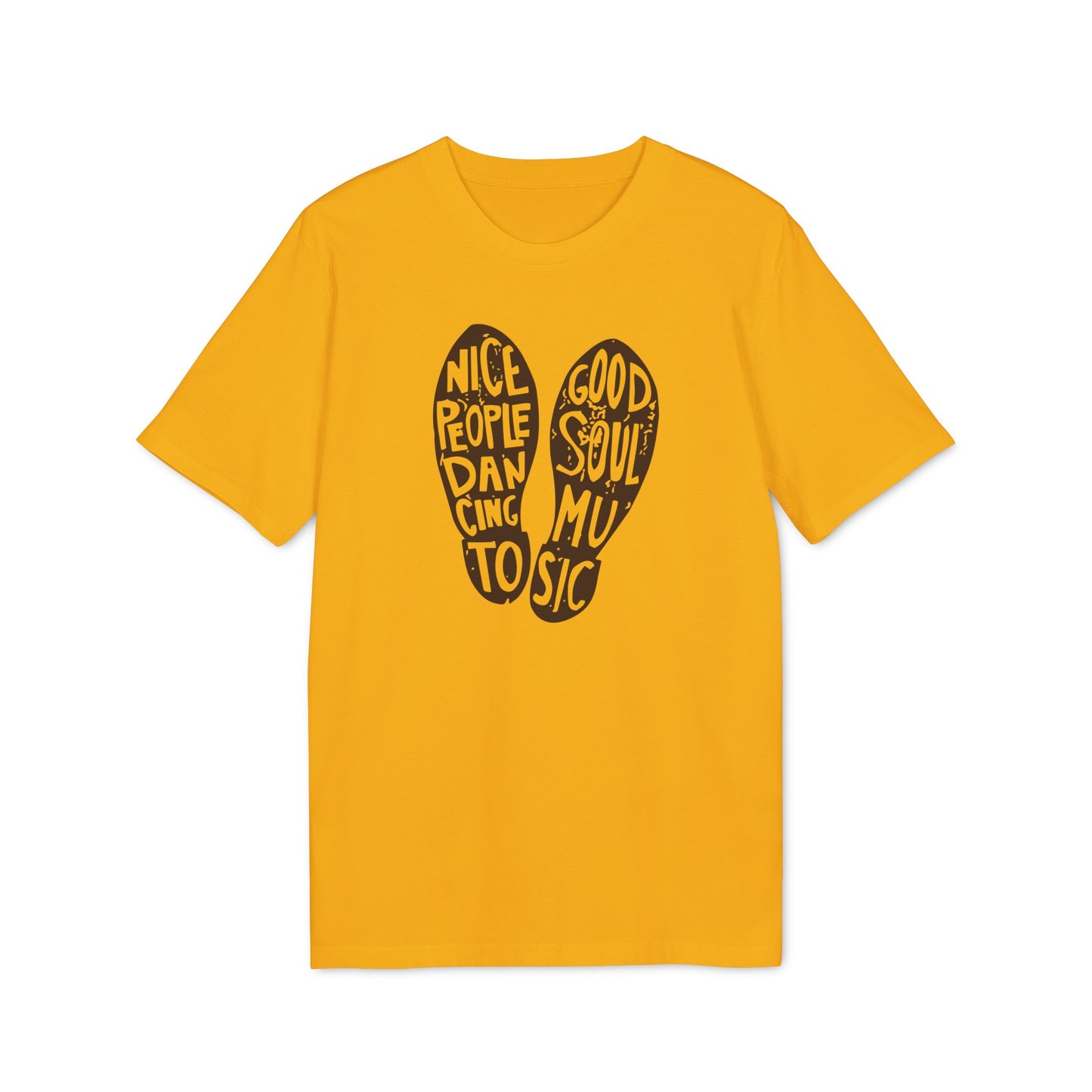 Nice People Dancing To Soul Music T Shirt (Premium Biologisch)
