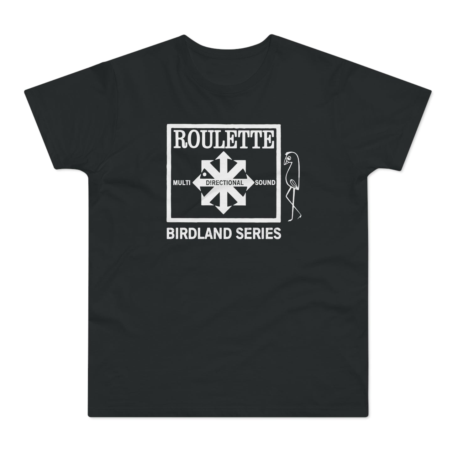 Roulette Records Birdland Series T Shirt (Standaard Gewicht)