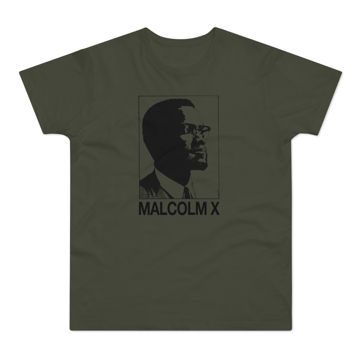 Malcolm X T Shirt (Standaard Gewicht)