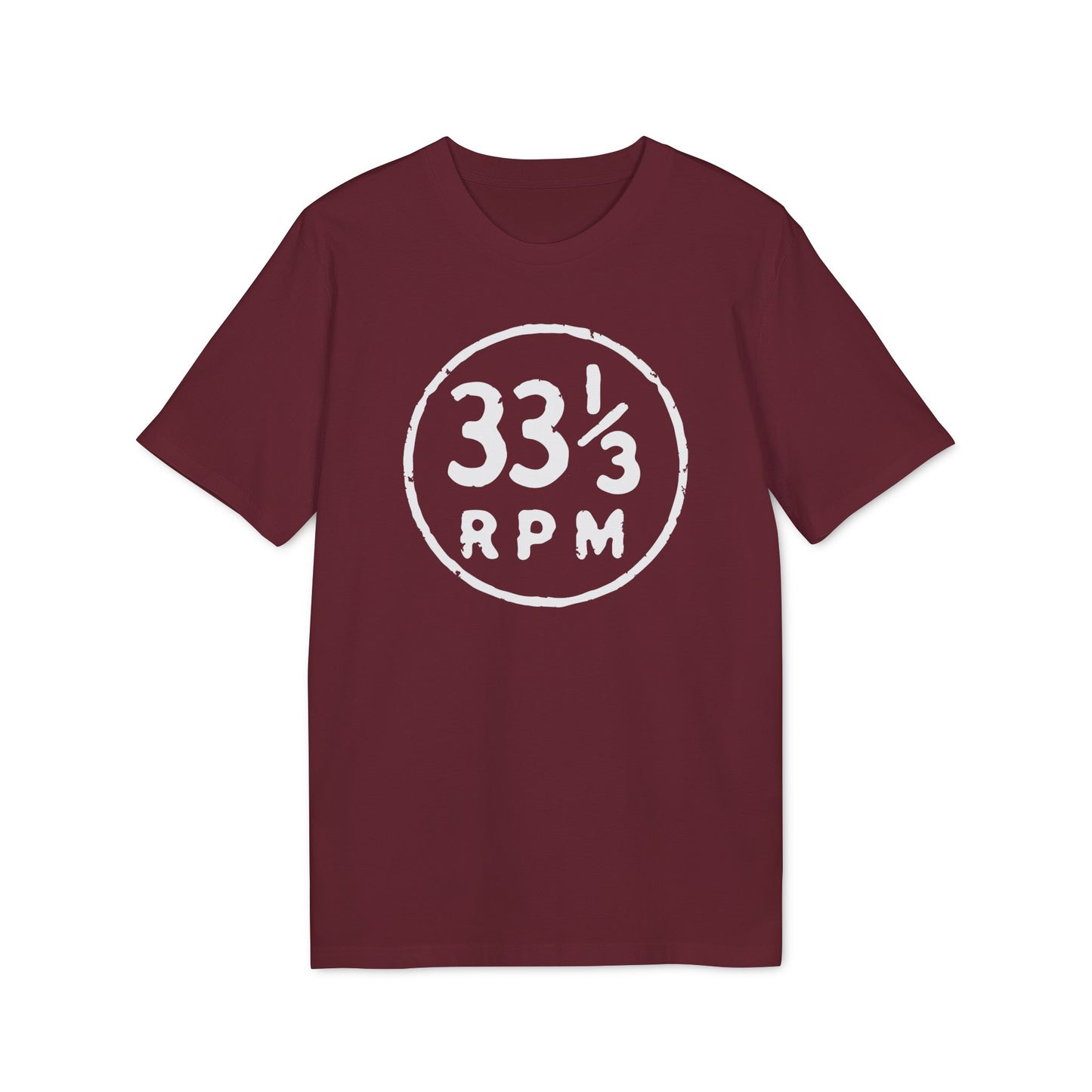 33 1/3 RPM T Shirt (Premium Biologisch)
