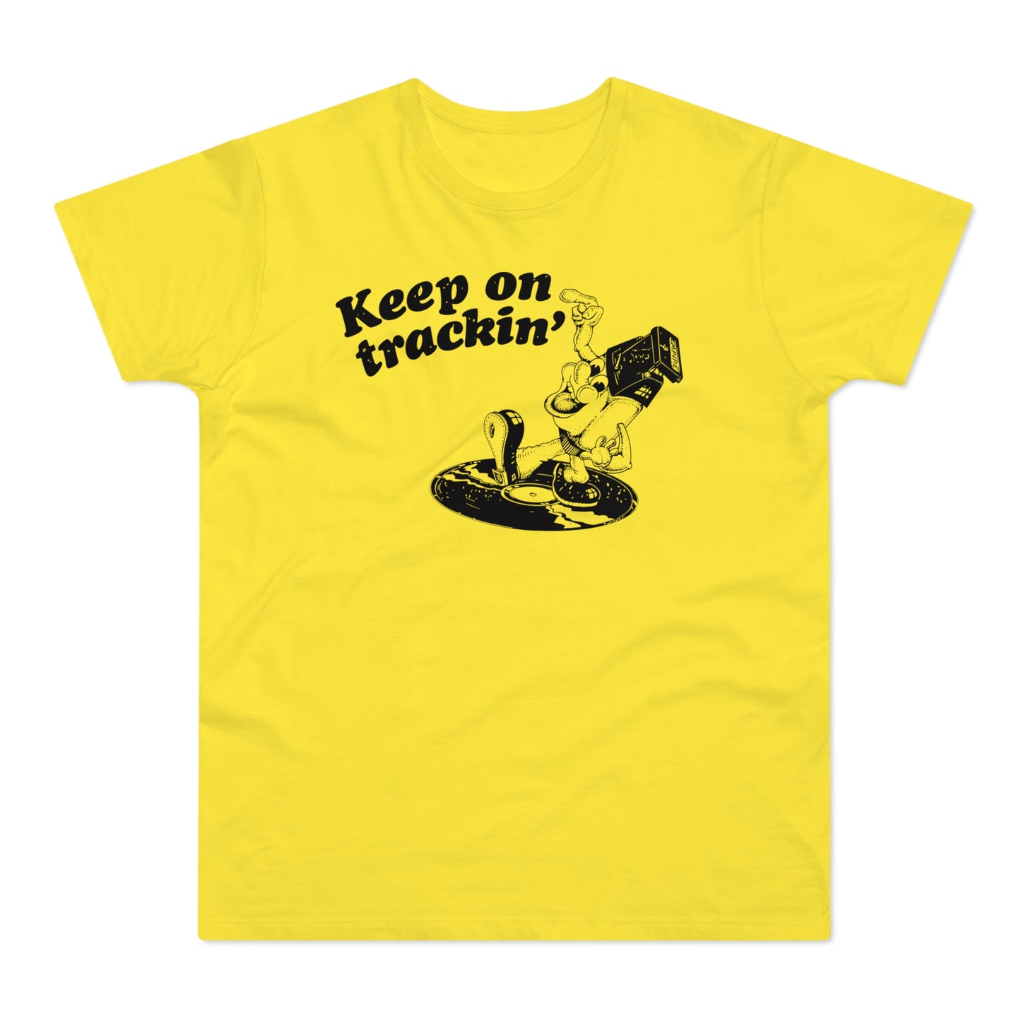 Keep On Tracking T Shirt (Standaard Gewicht)