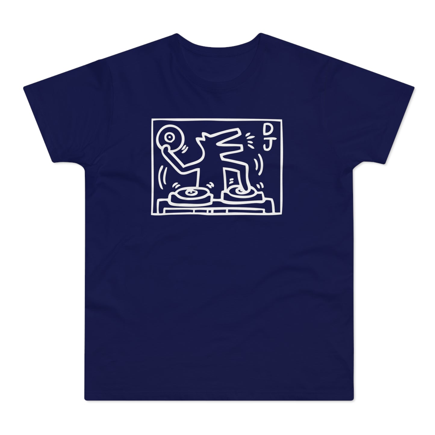 DJ Dog T Shirt (Standaard Gewicht)