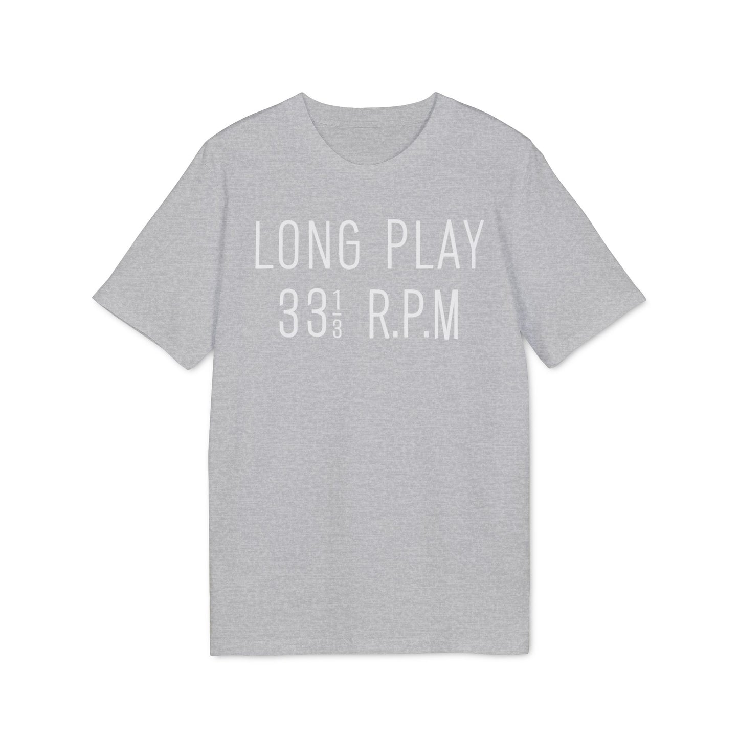 Long Play 33 1/3 RPM T Shirt (Premium Biologisch)