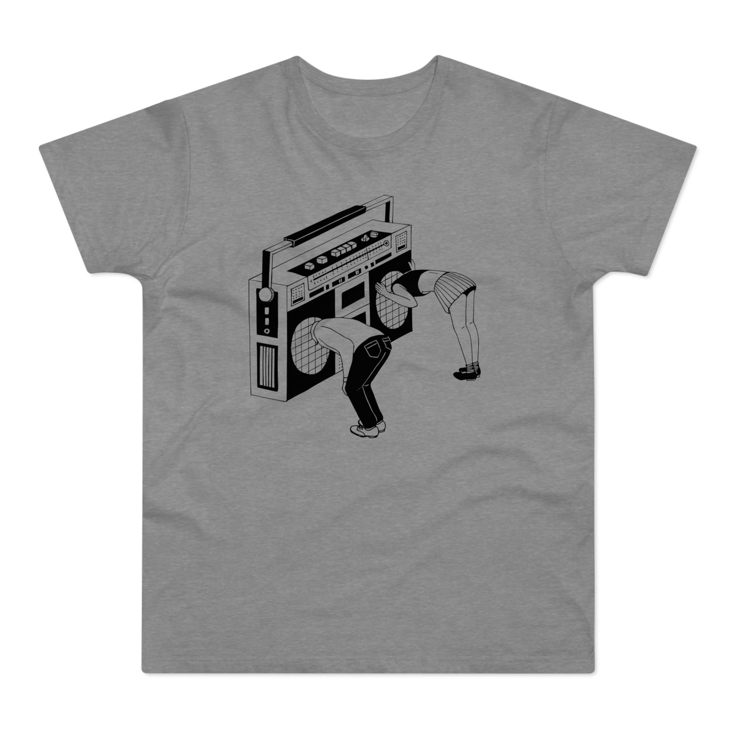 Ghetto Blaster T Shirt (Standaard Gewicht)
