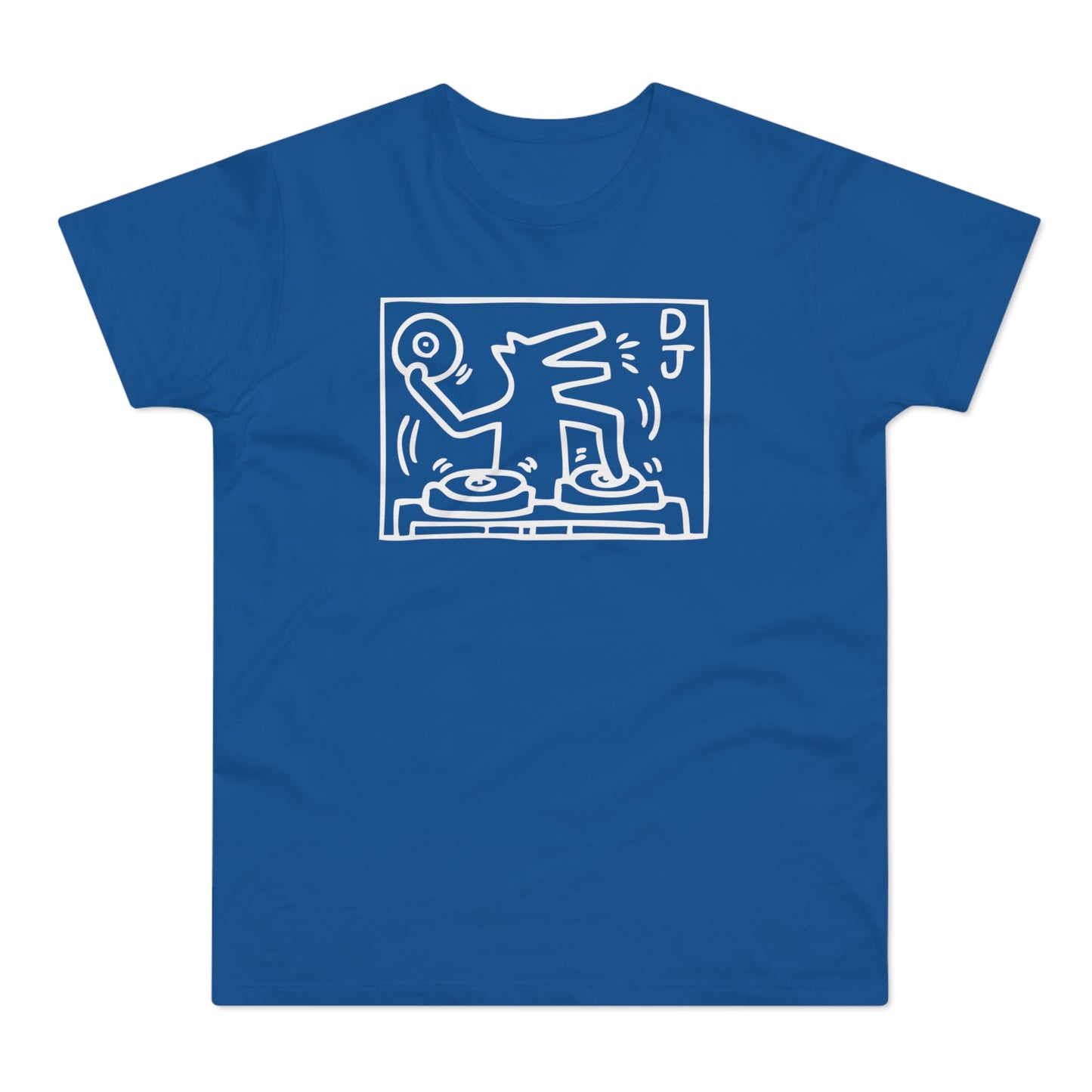 DJ Dog T Shirt (Standaard Gewicht)