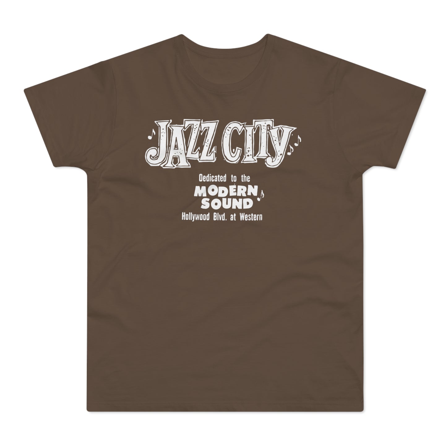 Jazz City T Shirt (Standaard Gewicht) LA Jazz Club