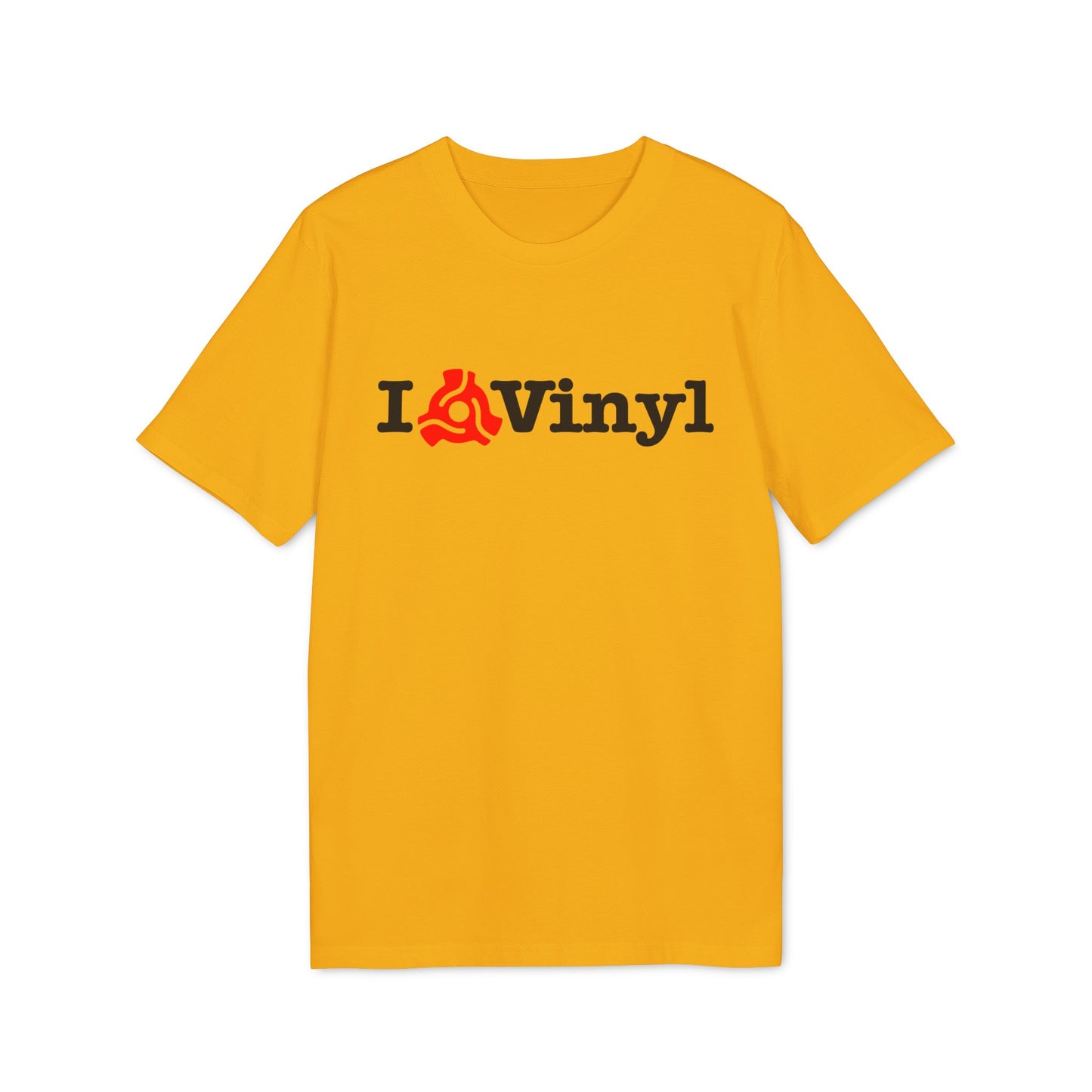 I Love Vinyl T Shirt (Premium Biologisch)