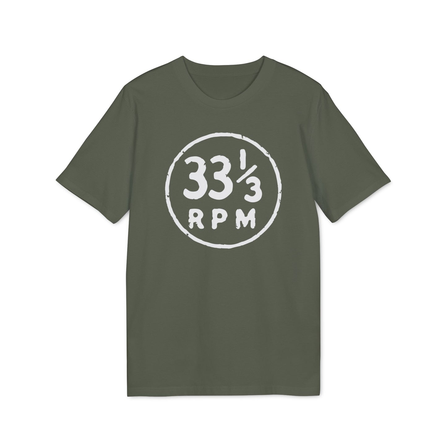 33 1/3 RPM T Shirt (Premium Biologisch)