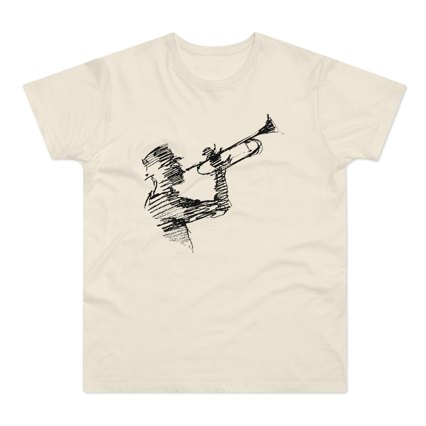 Trumpet Guy T Shirt (Standaard Gewicht)