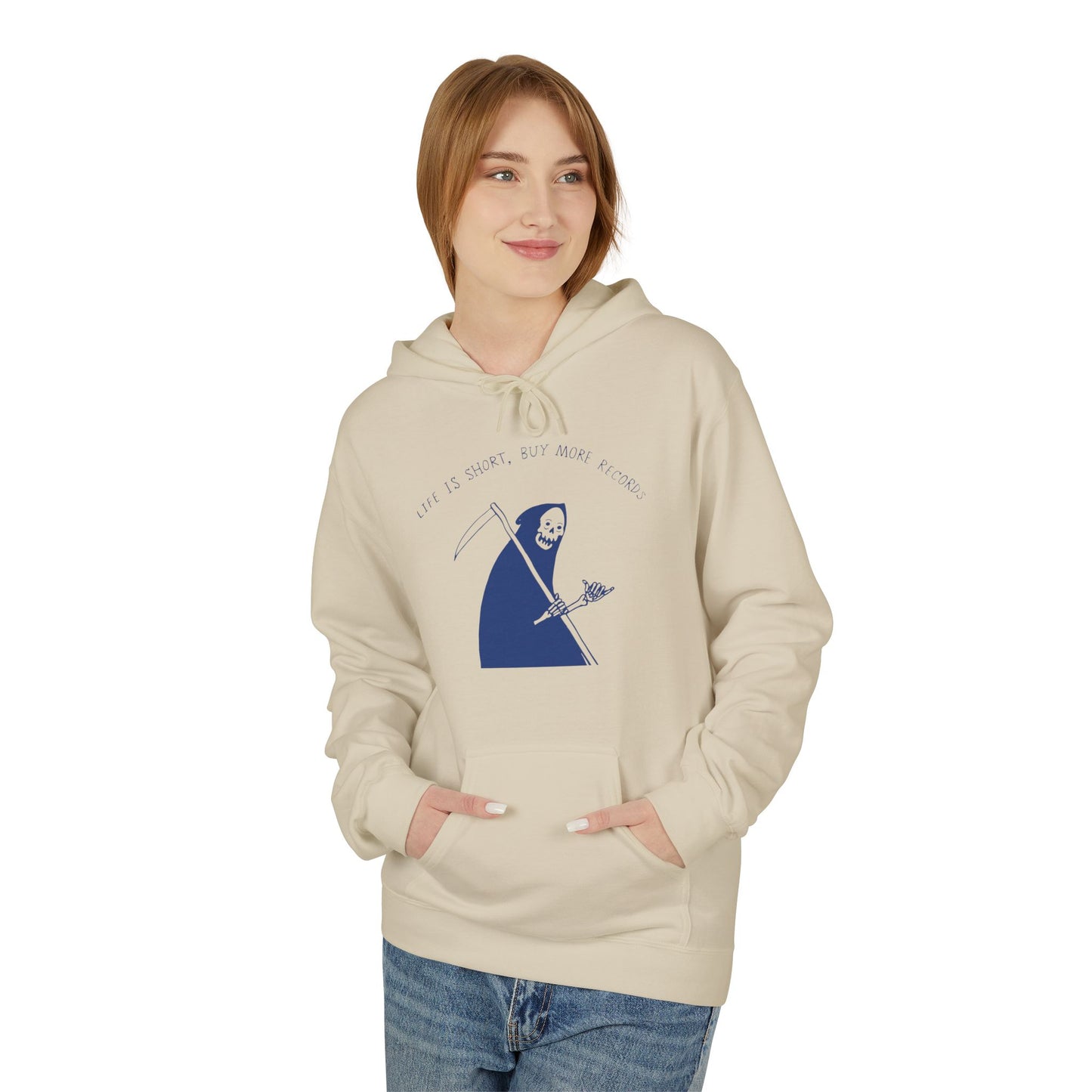 Life Is Short Buy More Records Hoodie / Hoody