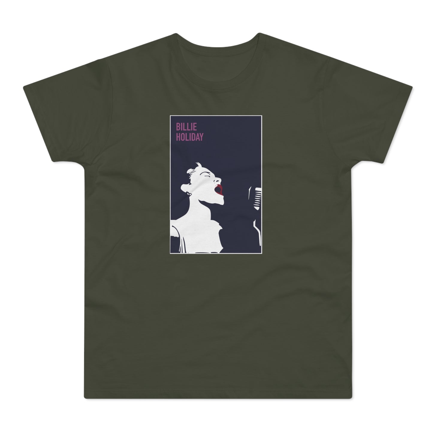 Billie Holiday T Shirt (Standaard Gewicht)