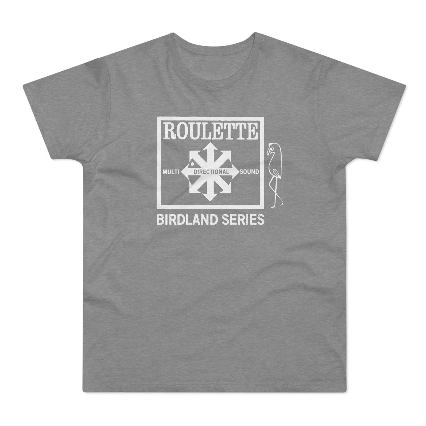 Roulette Records Birdland Series T Shirt (Standaard Gewicht)