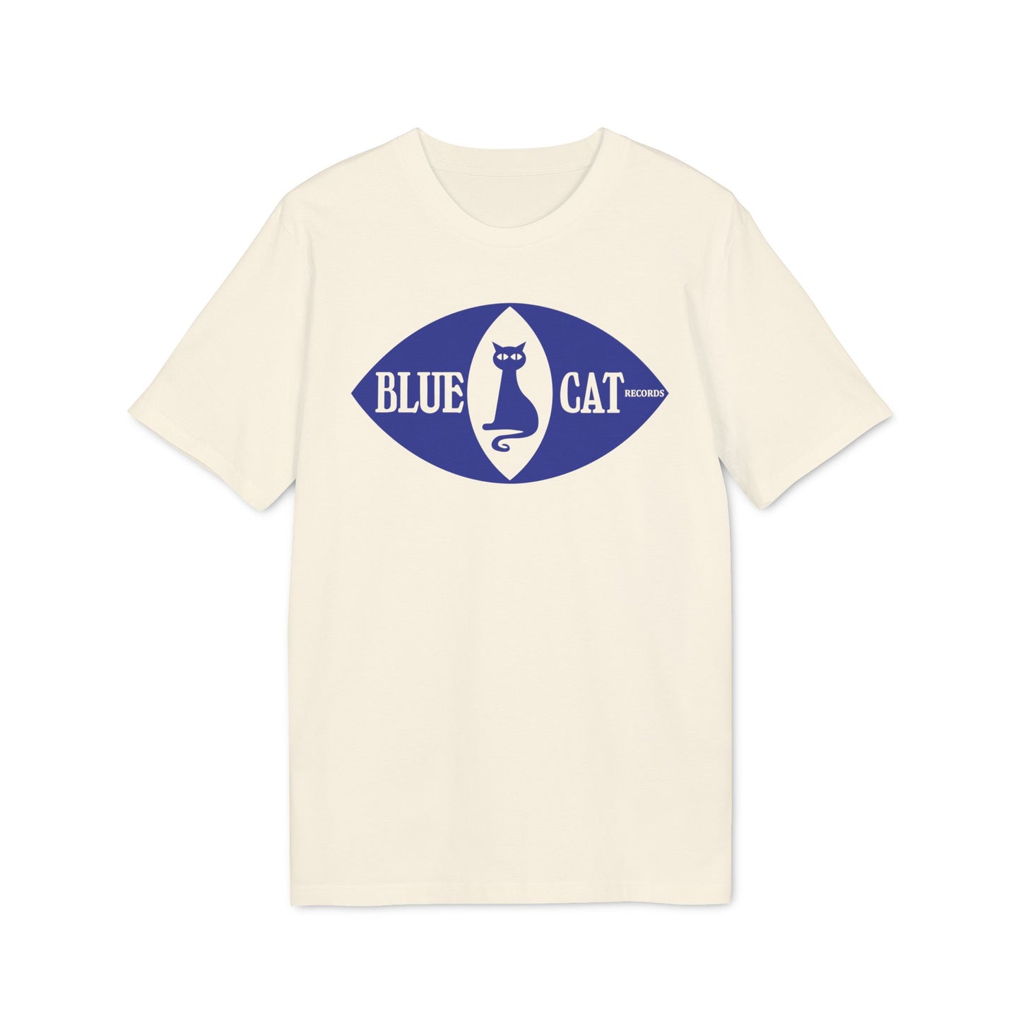 Blue Cat Records Eye T Shirt (Premium Biologisch)