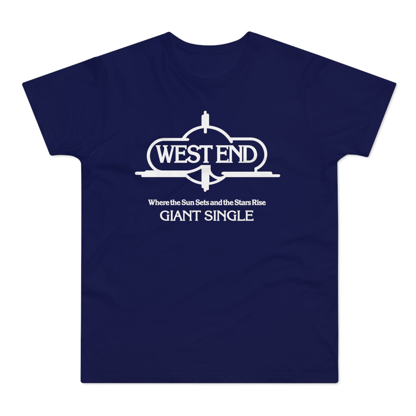 West End Records "Where The Sun Sets" T Shirt (Standaard Gewicht)