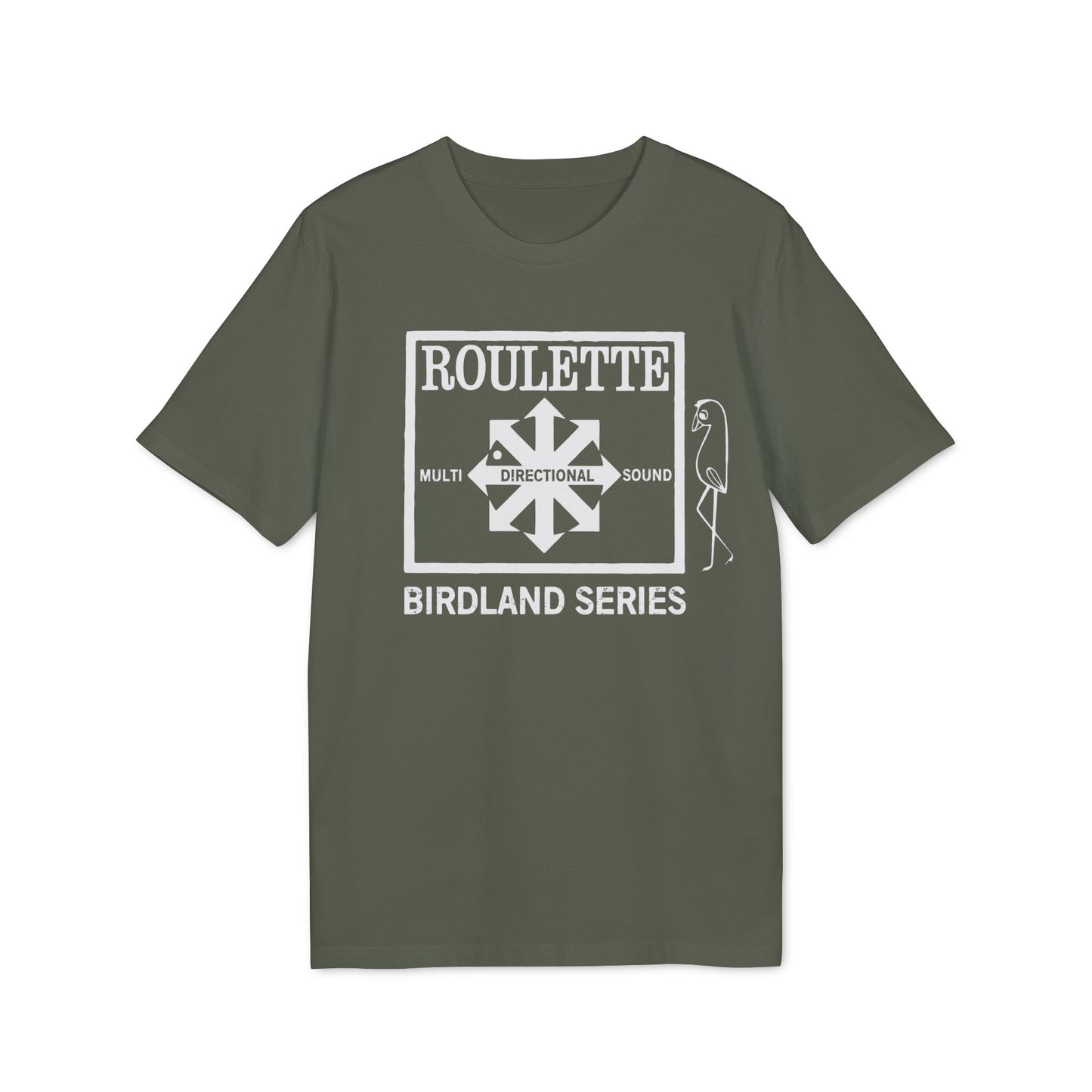 Roulette Records Birdland Series T Shirt (Premium Biologisch)
