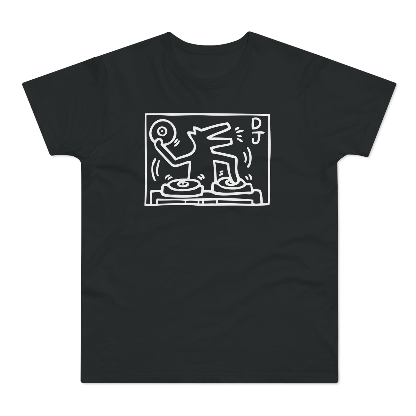 DJ Dog T Shirt (Standaard Gewicht)