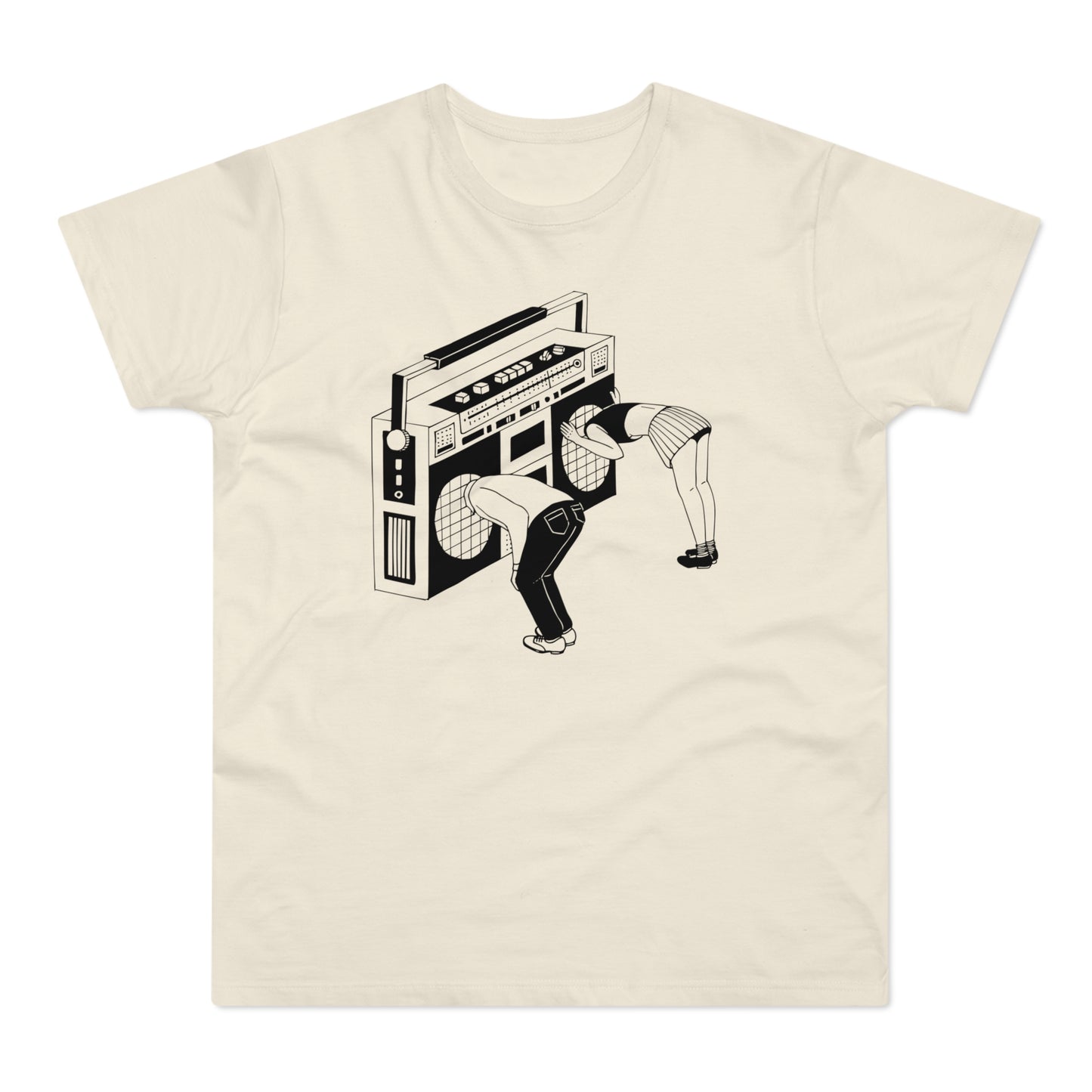 Ghetto Blaster T Shirt (Standaard Gewicht)