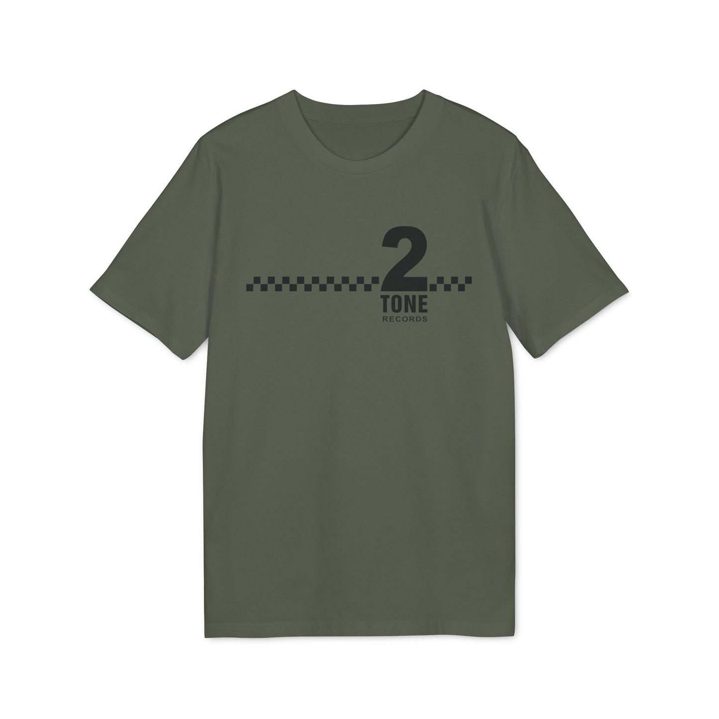 2 Tone Checks T Shirt (Premium Biologisch)