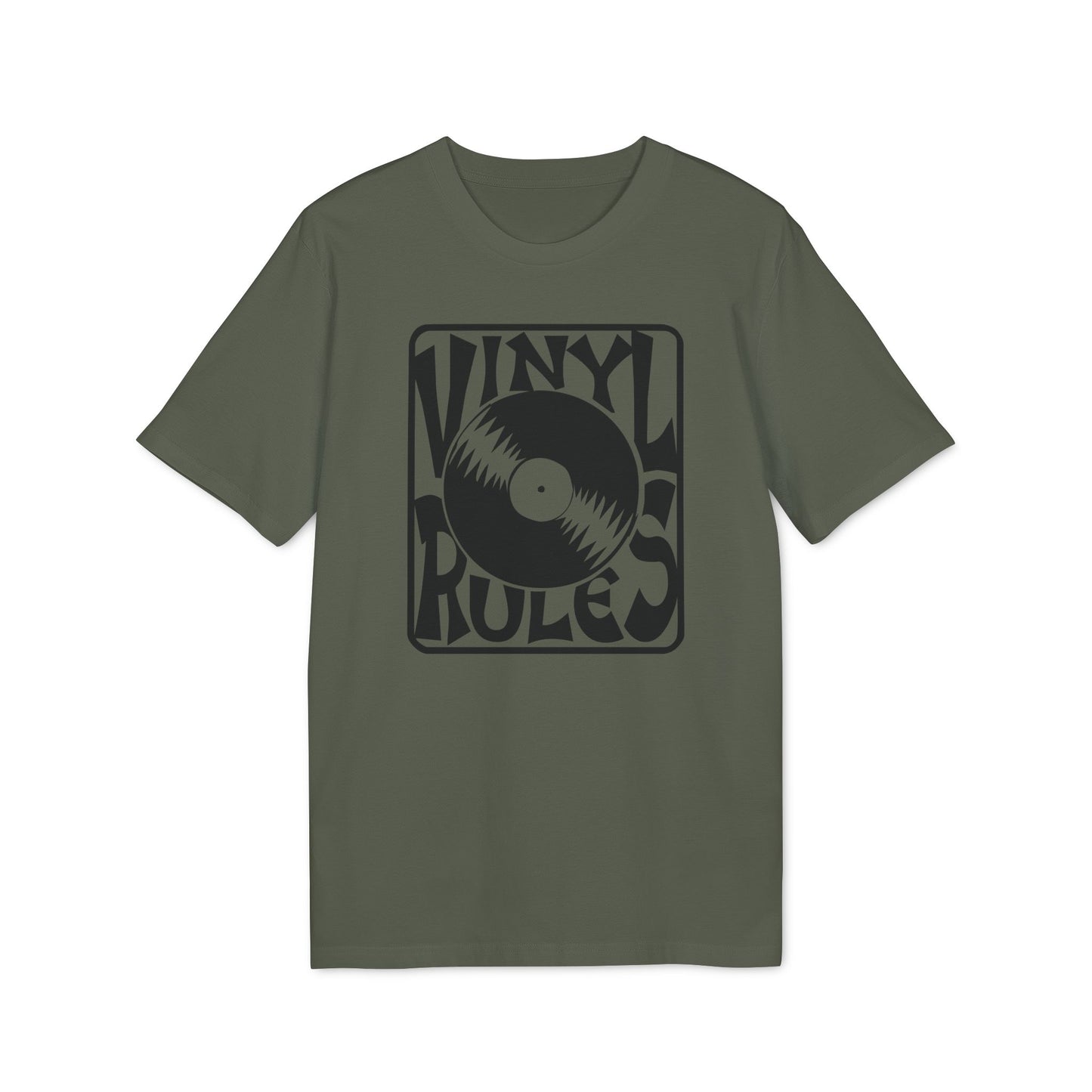 Vinyl Rules T Shirt (Premium Biologisch)