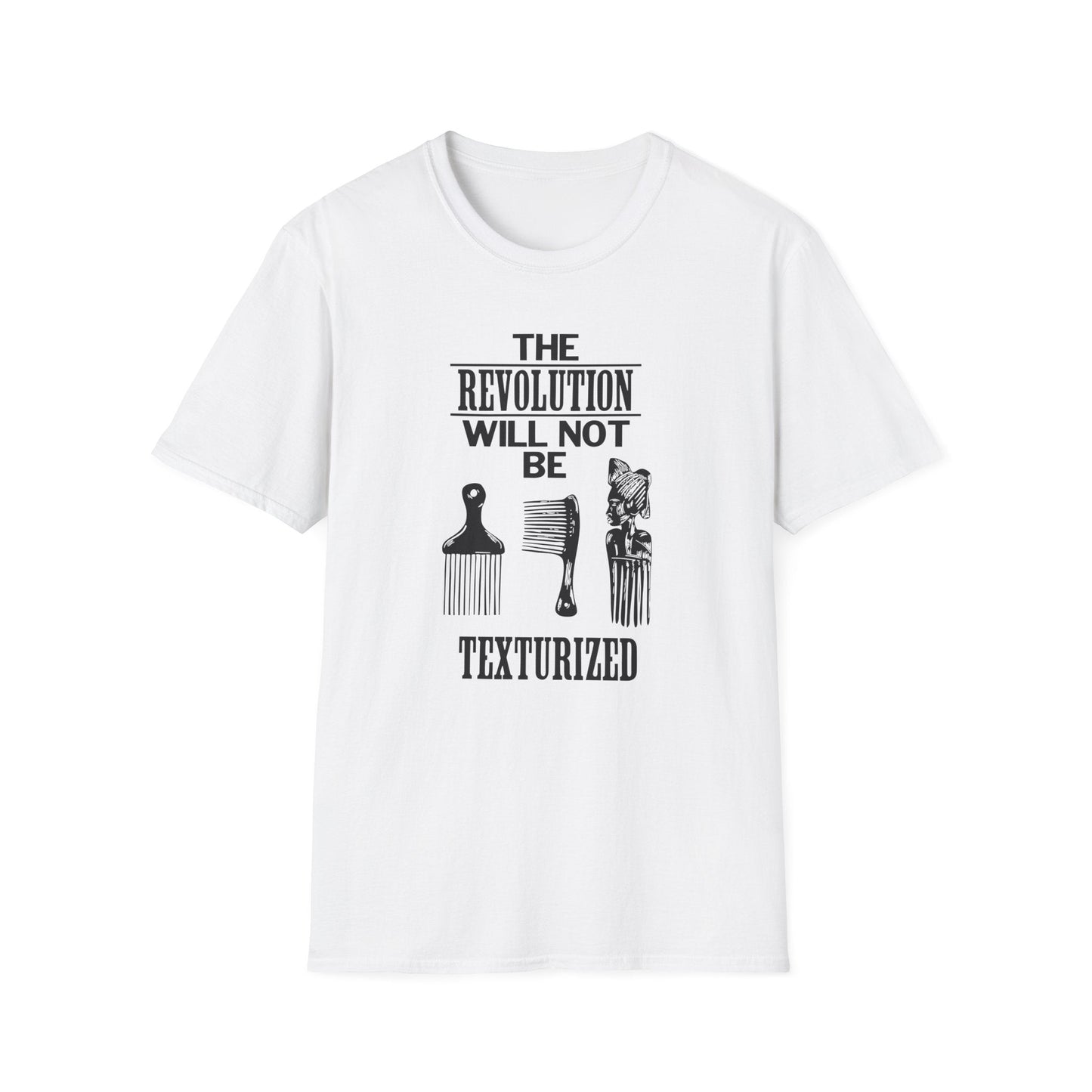 The Revolution Will Not Be Texturised T Shirt (M) - BLACK FRIDAY - NOG SLECHTS 1 STUK - 50 % KORTING