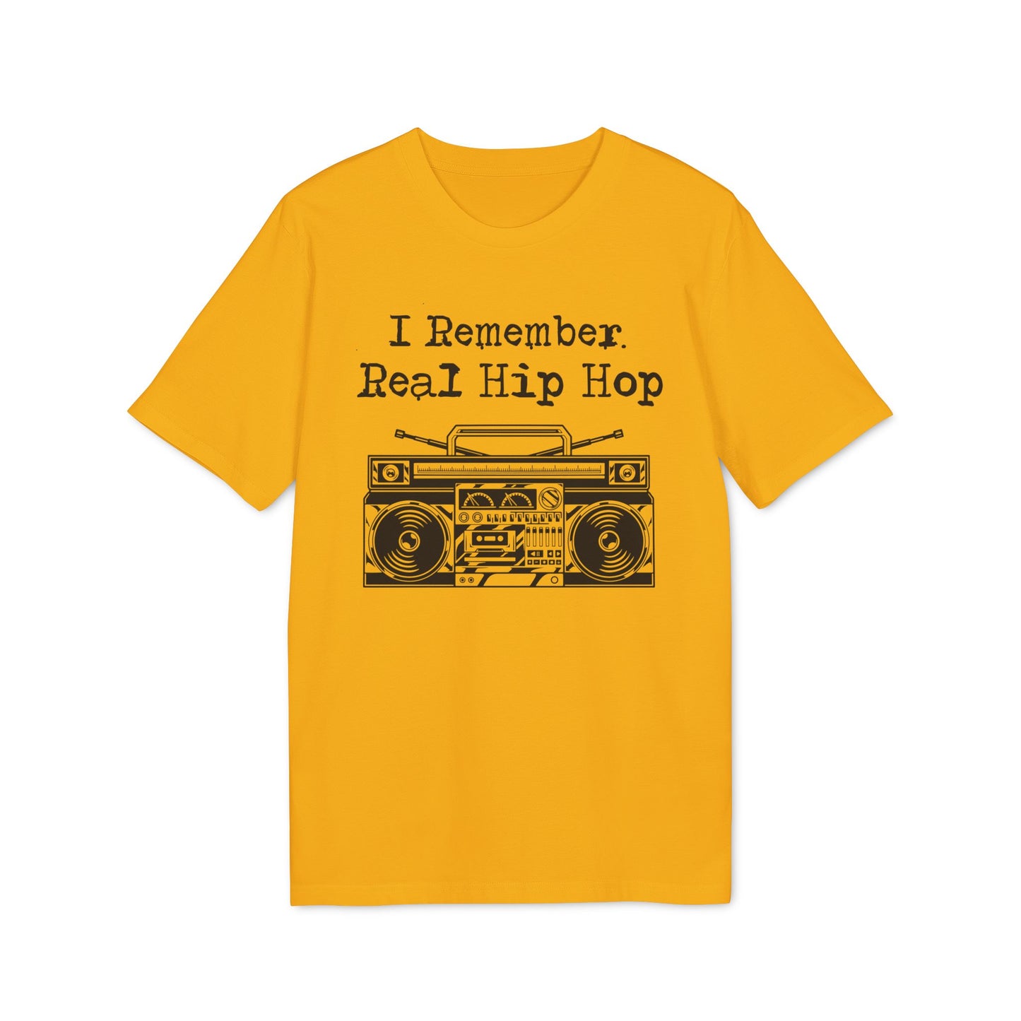 I Remember Real Hip Hop T Shirt (Premium Biologisch)