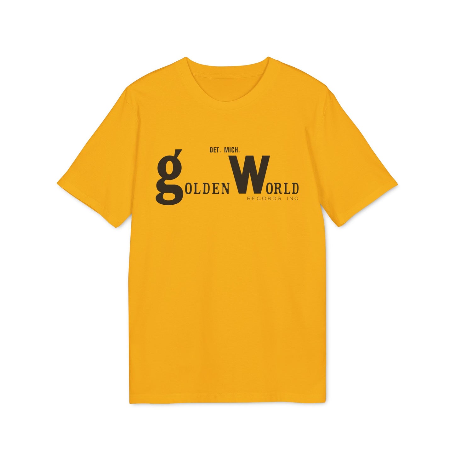 Golden World Records T Shirt (Premium Biologisch)
